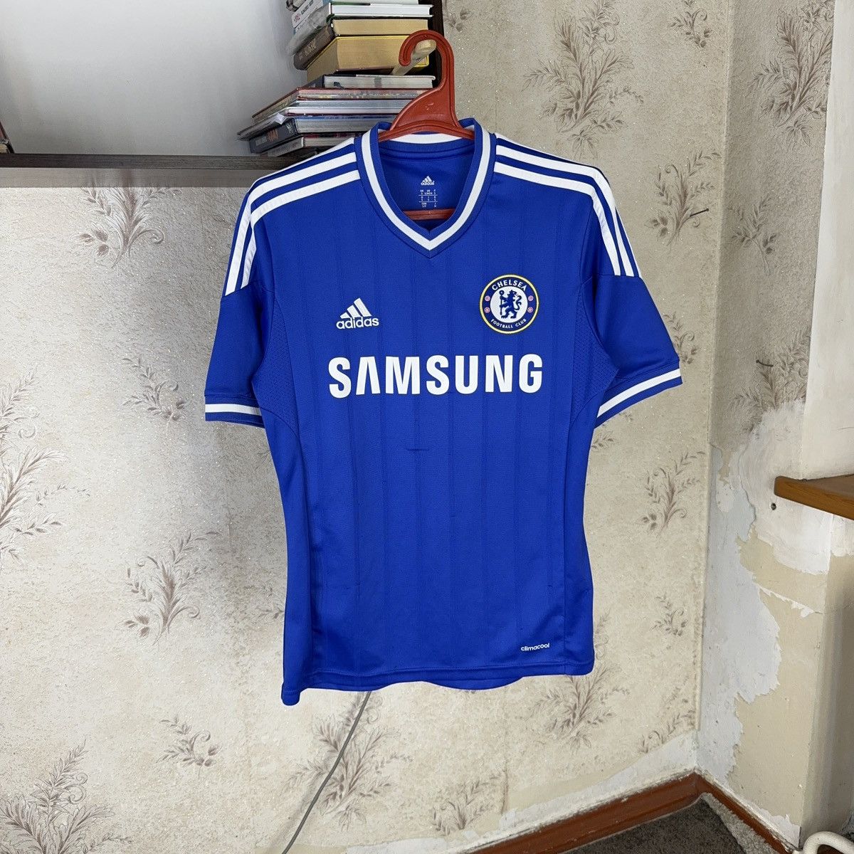 Adidas × Chelsea Soccer Adidas Chelsea Jersey 2013/2014 Home Kit Soccer Football Size US S / EU 44-46 / 1 - 1 Thumbnail