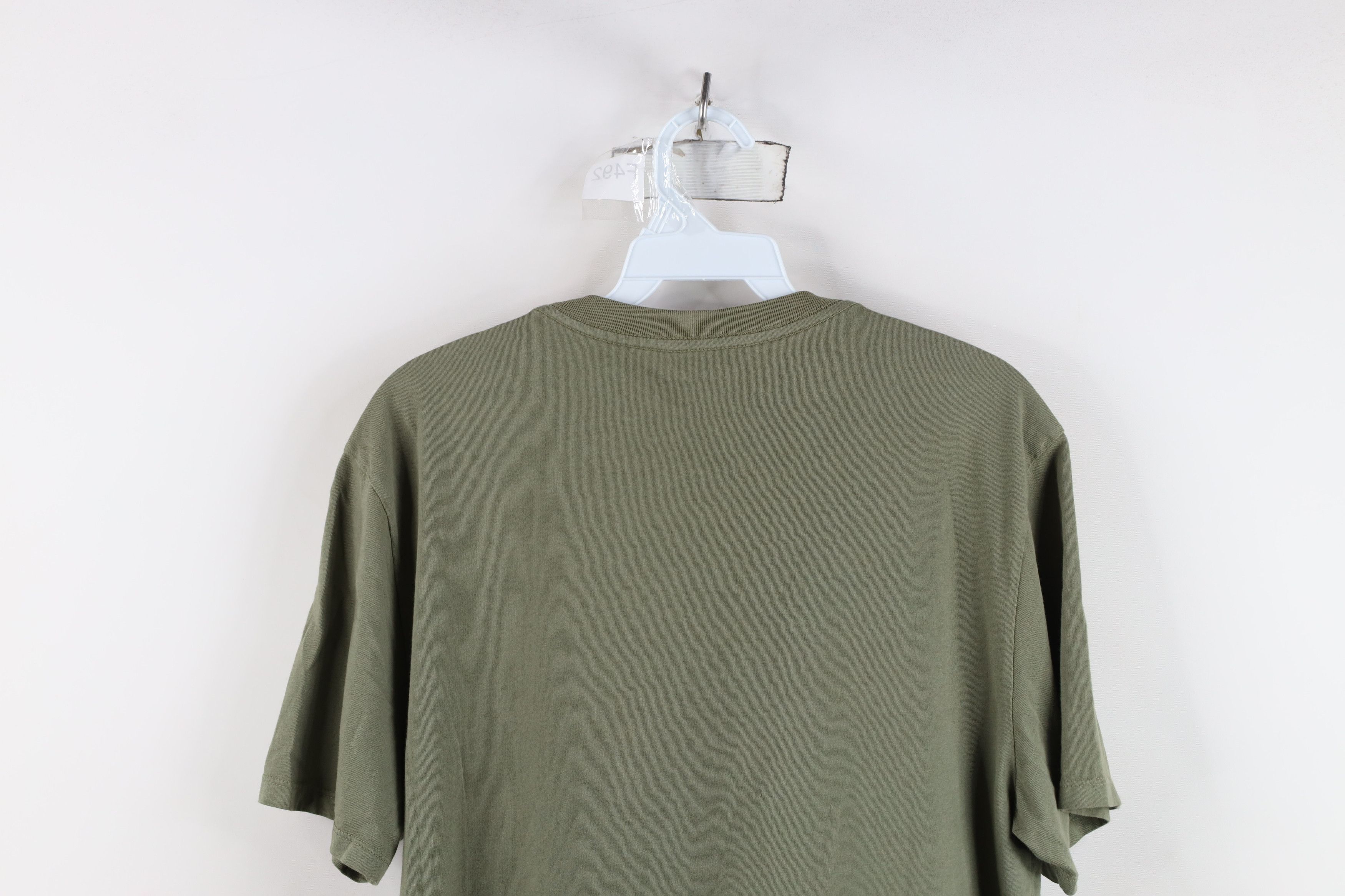 Everlane Everlane Blank Cotton Short Sleeve T-Shirt Green USA Size US L / EU 52-54 / 3 - 12 Thumbnail