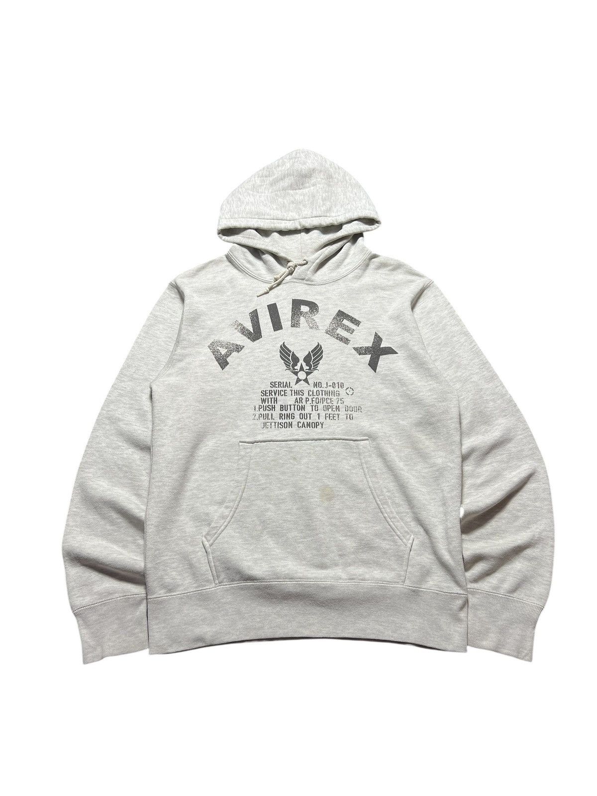 Avirex Vintage Y2K Avirex Military Hoodie Size US M / EU 48-50 / 2 - 1 Thumbnail
