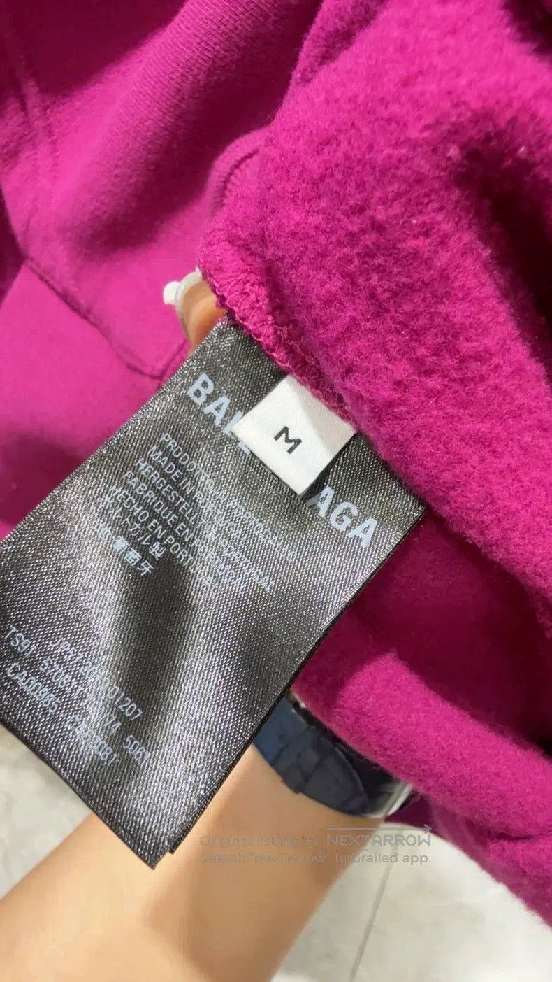 Balenciaga Balenciaga Pink Hoodie Sweatshirt M. Size US M / EU 48-50 / 2 - 3 Thumbnail