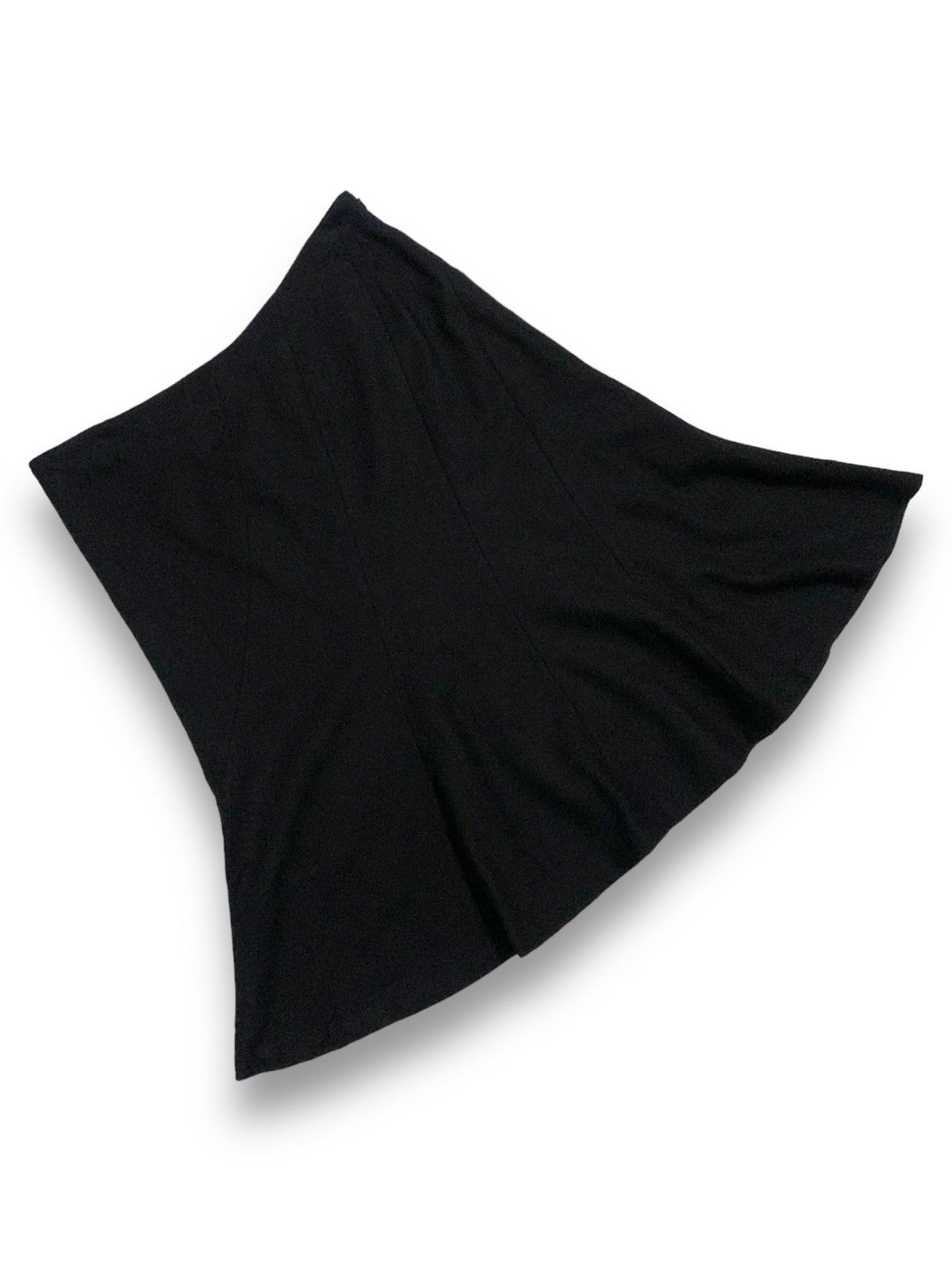 Ralph Lauren Vintage 90s Ralph Lauren Wool Blend Panel Mini Skirt Size 29" - 4 Thumbnail