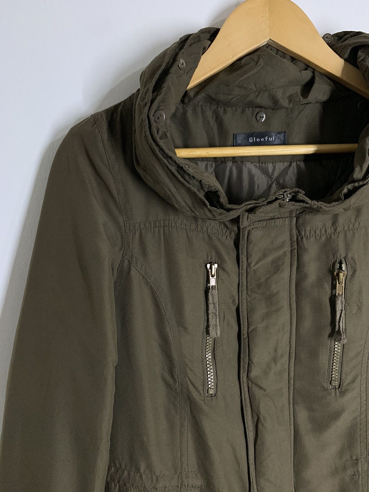 Japanese Brand × Vintage Vintage Gleeful Parka Hoodie Jacket Size US M / EU 48-50 / 2 - 5 Thumbnail