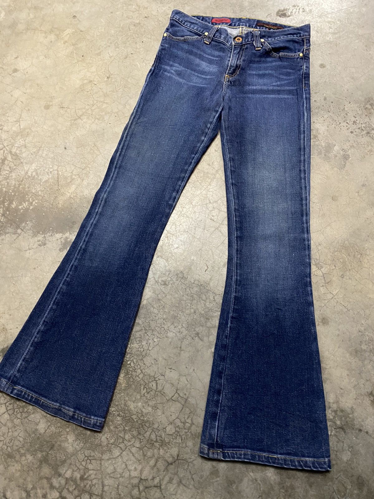 AG Adriano Goldschmied × Vintage Flare Jeans Vintage AG Adriano Goldschmied Made in Usa Size 27" / US 4 / IT 40 - 3 Thumbnail