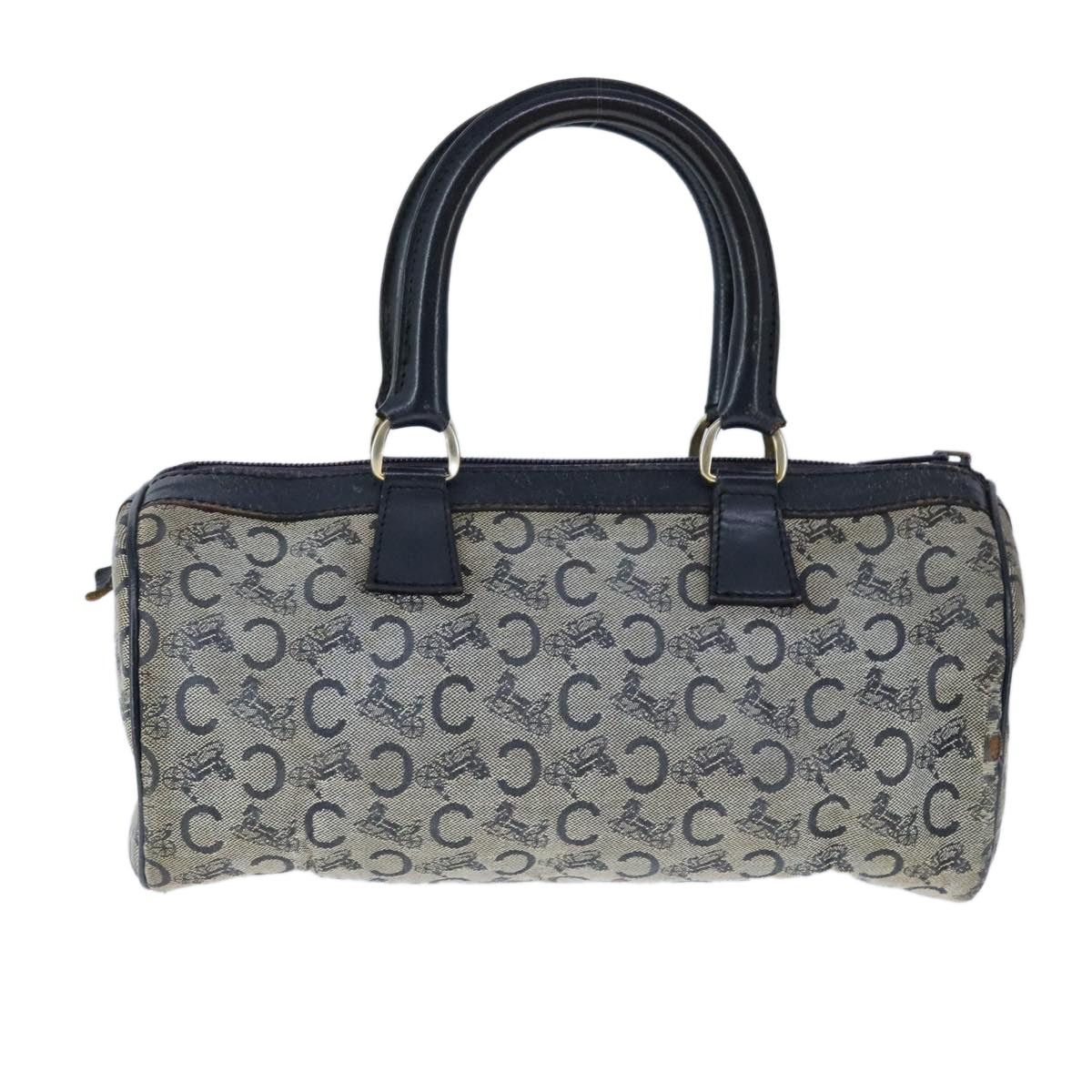 Celine CELINE C Macadam Canvas Hand Bag Navy Size ONE SIZE - 2 Thumbnail