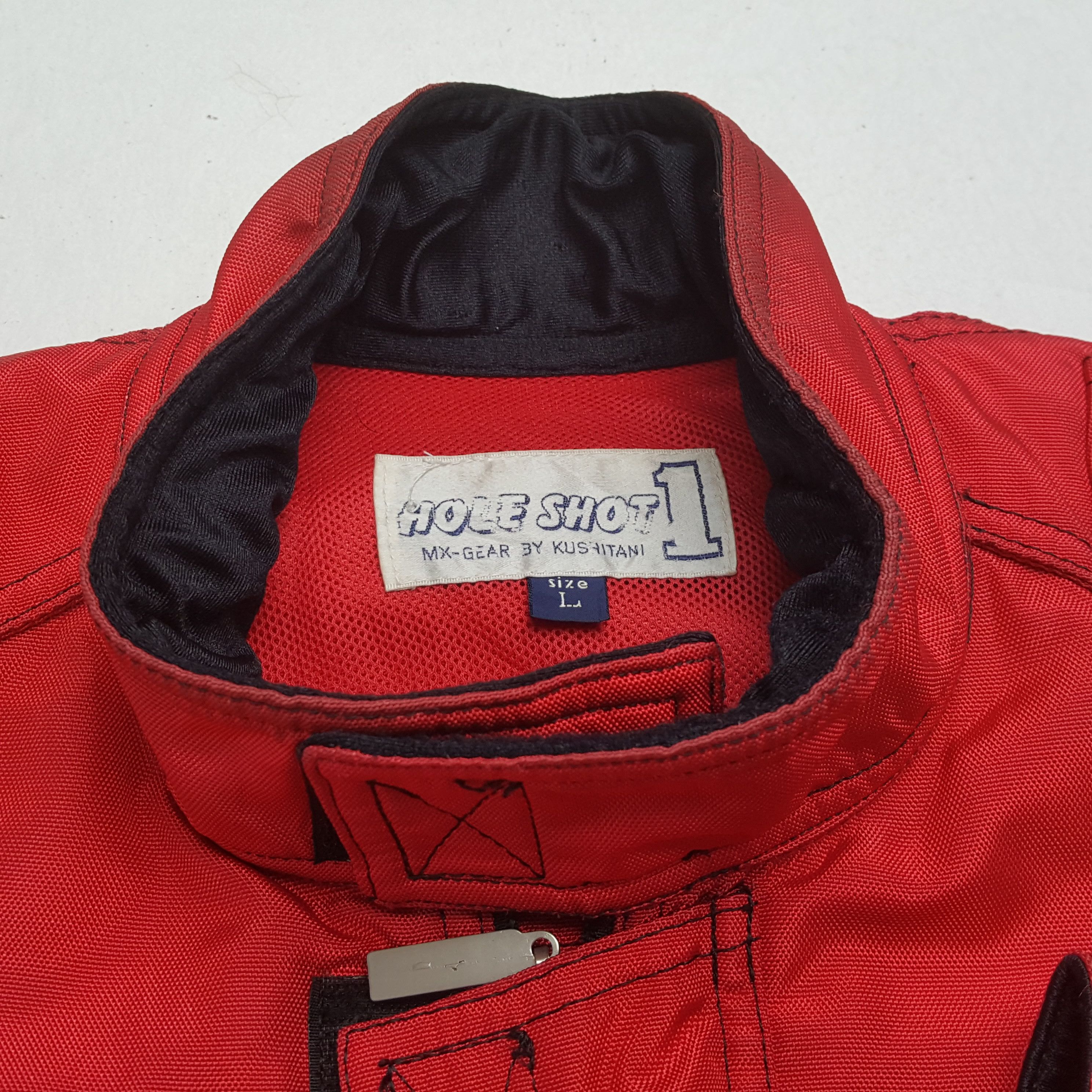 Japanese Brand × Vintage Vintage KUSHITANI HOLE SHOT 1 Japanese Motorcycle Jacket Size US L / EU 52-54 / 3 - 11 Thumbnail