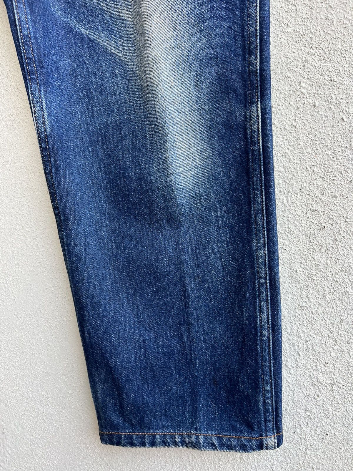 Comme des Garcons Homme Archive 80s CDGH Fade Mud Dirty Denim Baggy Jeans Size US 29 - 13 Thumbnail