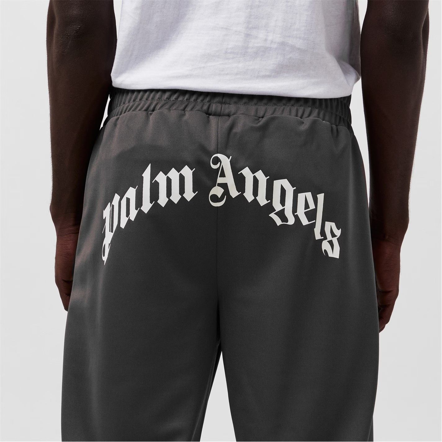 Palm Angels o1g2r1mq0426 Curve Open Hem Tracksuit Sweatpants & Joggers Size US 34 / EU 50 - 3 Thumbnail