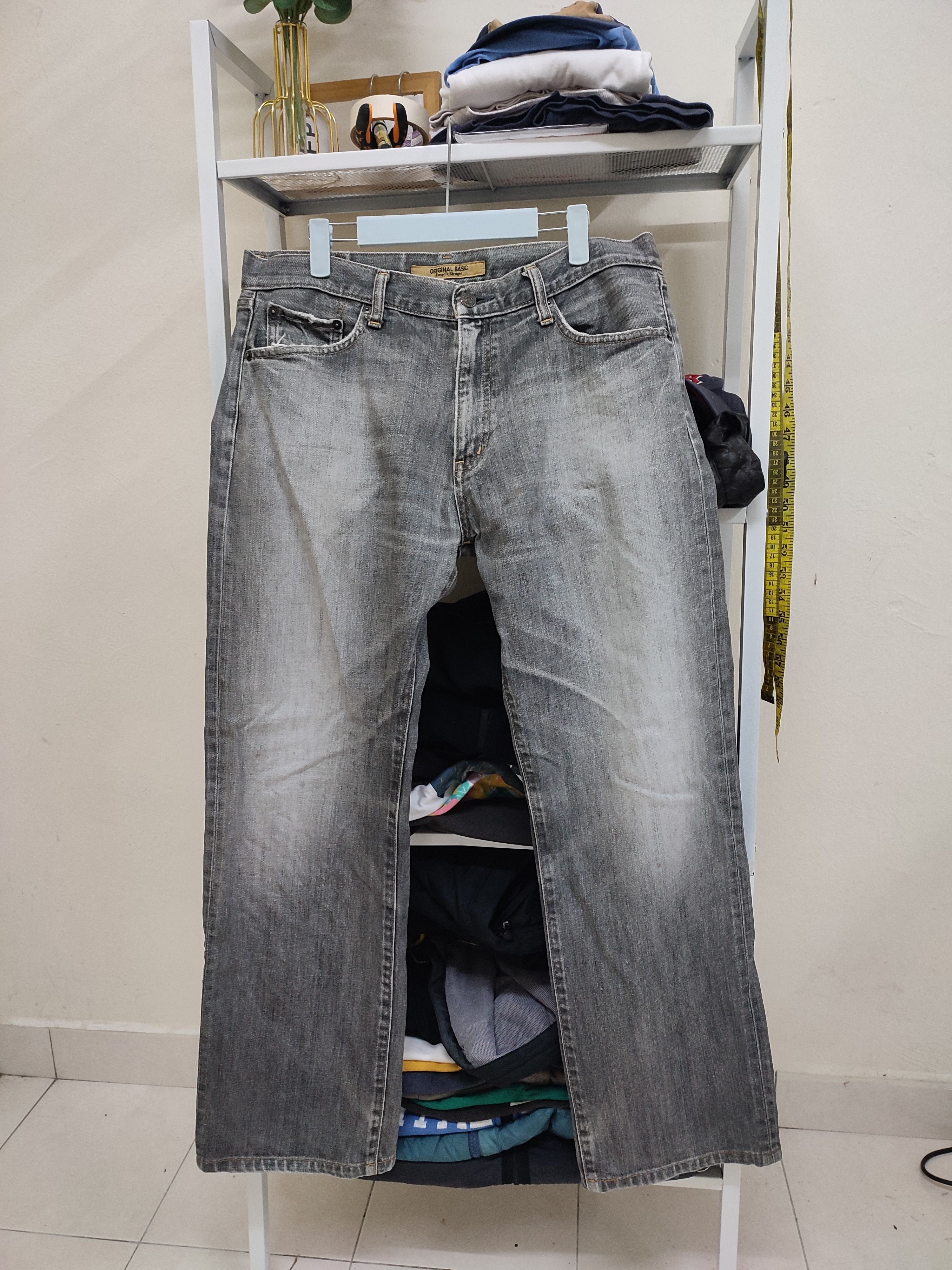 Japanese Brand 💥 Baggy 💥 Vintage S003 Uniqlo Denim Size US 35 - 1 Thumbnail