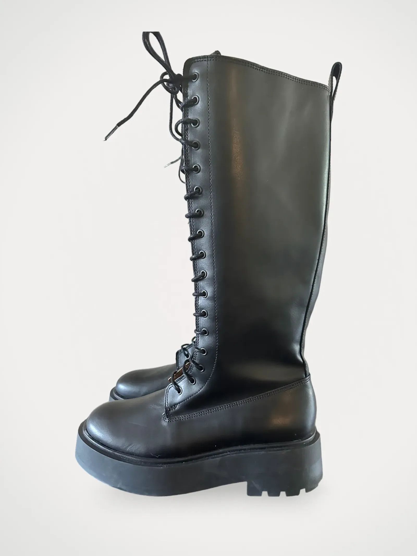 & Other Stories & Other Stories Lace up boots Size US 7 / IT 37 - 1 Thumbnail