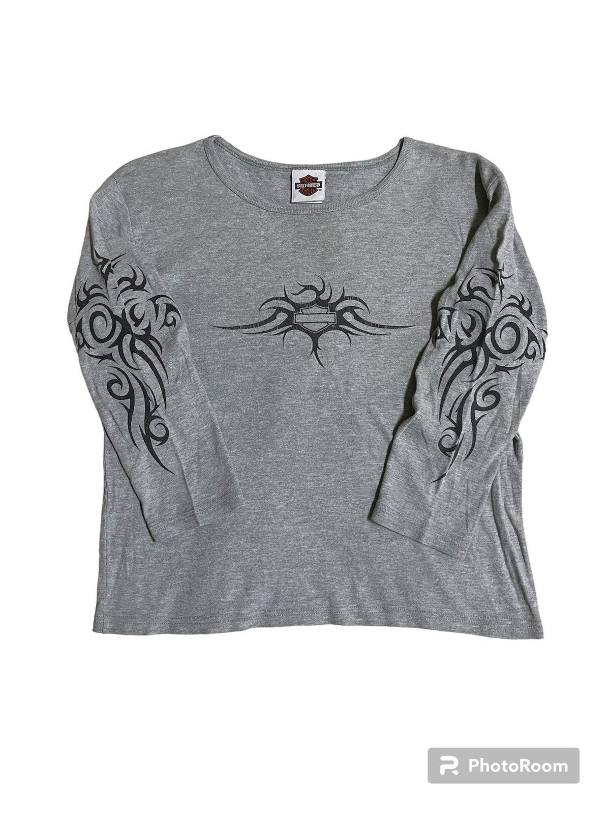 Harley Davidson × Vintage Harley Davidson Flame Sleeve Size XL / US 12-14 / IT 48-50 - 15 Thumbnail