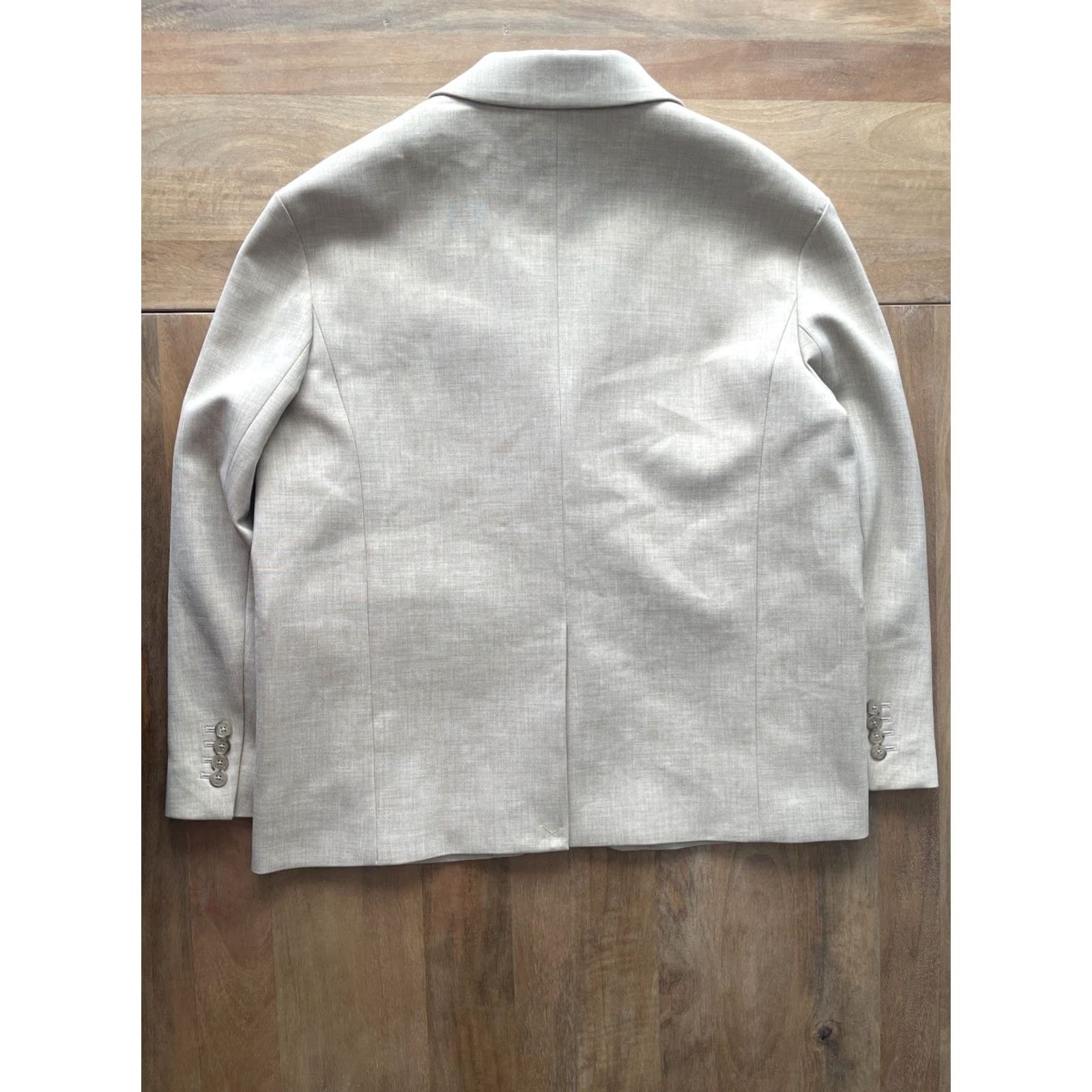 Vintage Babaton Blazer Womens Size 1 Beige Sport Jacket Office Career Aritzia Jacket Single-Breasted Notch Lapel Mens No Size XS / US 0-2 / IT 36-38 - 2 Thumbnail