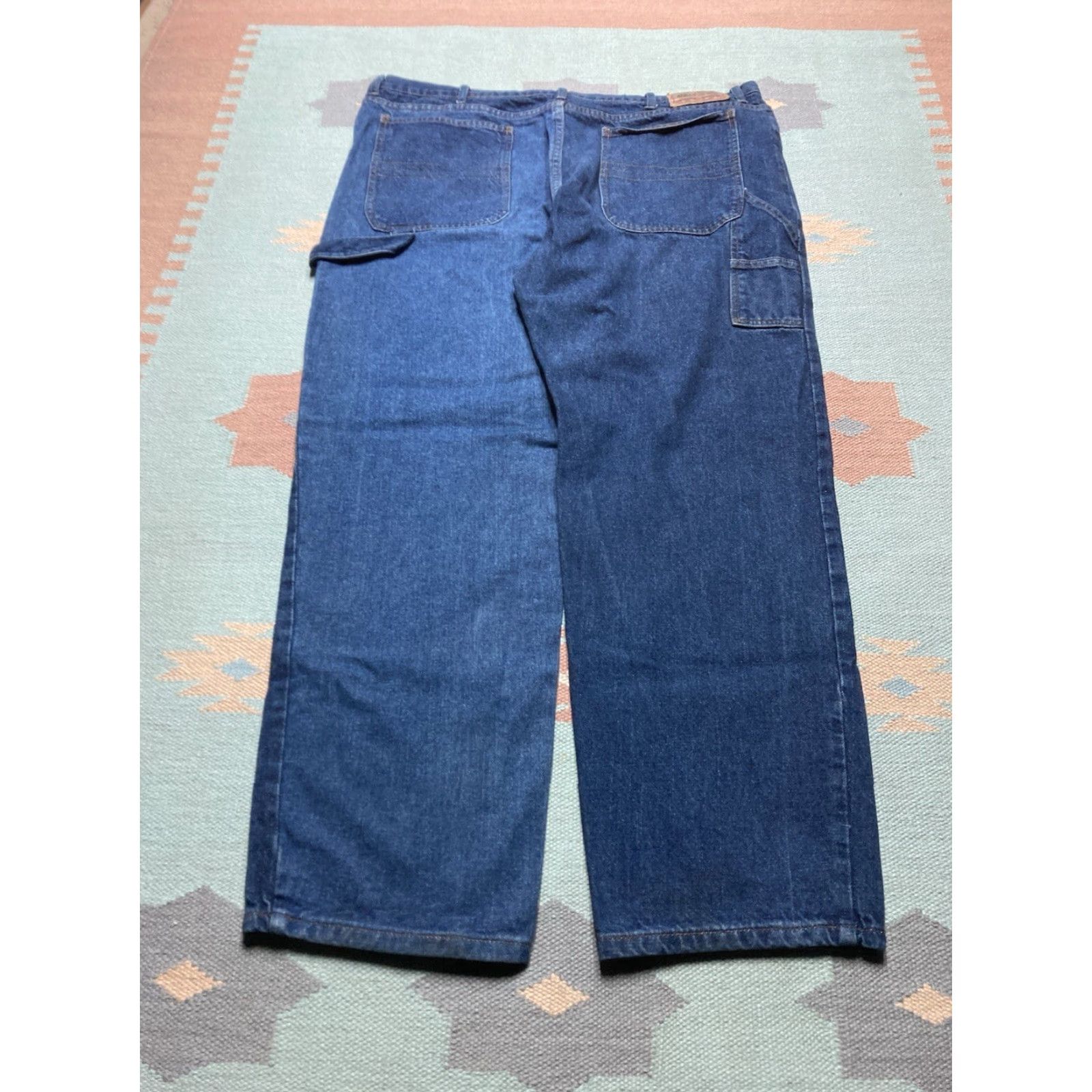 Vintage VINTAGE Bullseye Jeans Men 44x32 Hip Hop Wide-Leg Carpenter Baggy 90s 2000s Jeans Size US 44 / EU 60 - 2 Thumbnail