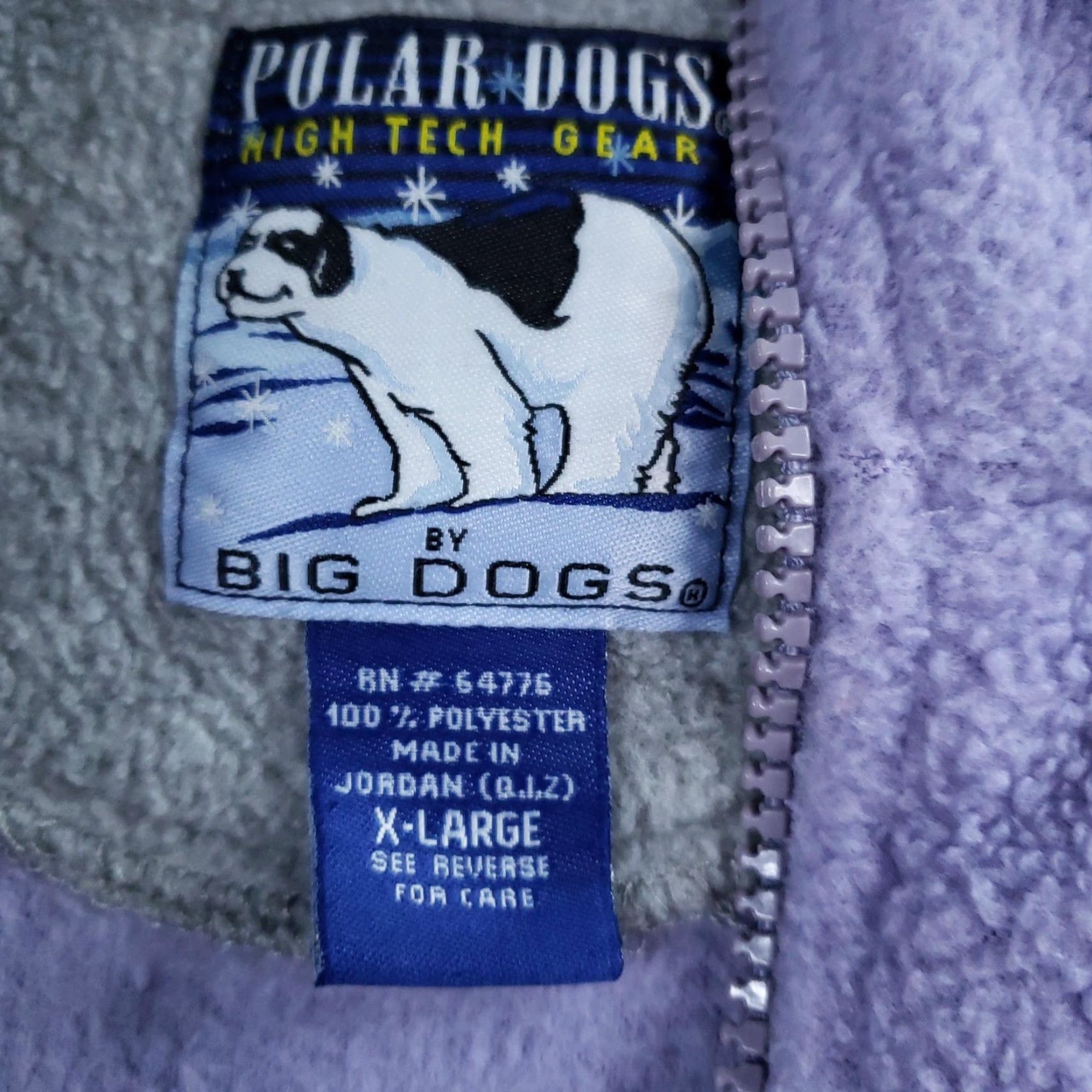 Big Dogs Big Dogs Polar Dogs Fleece Pullover Mens XL Purple Quarter Zip Jacket Z Size US XL / EU 56 / 4 - 6 Thumbnail