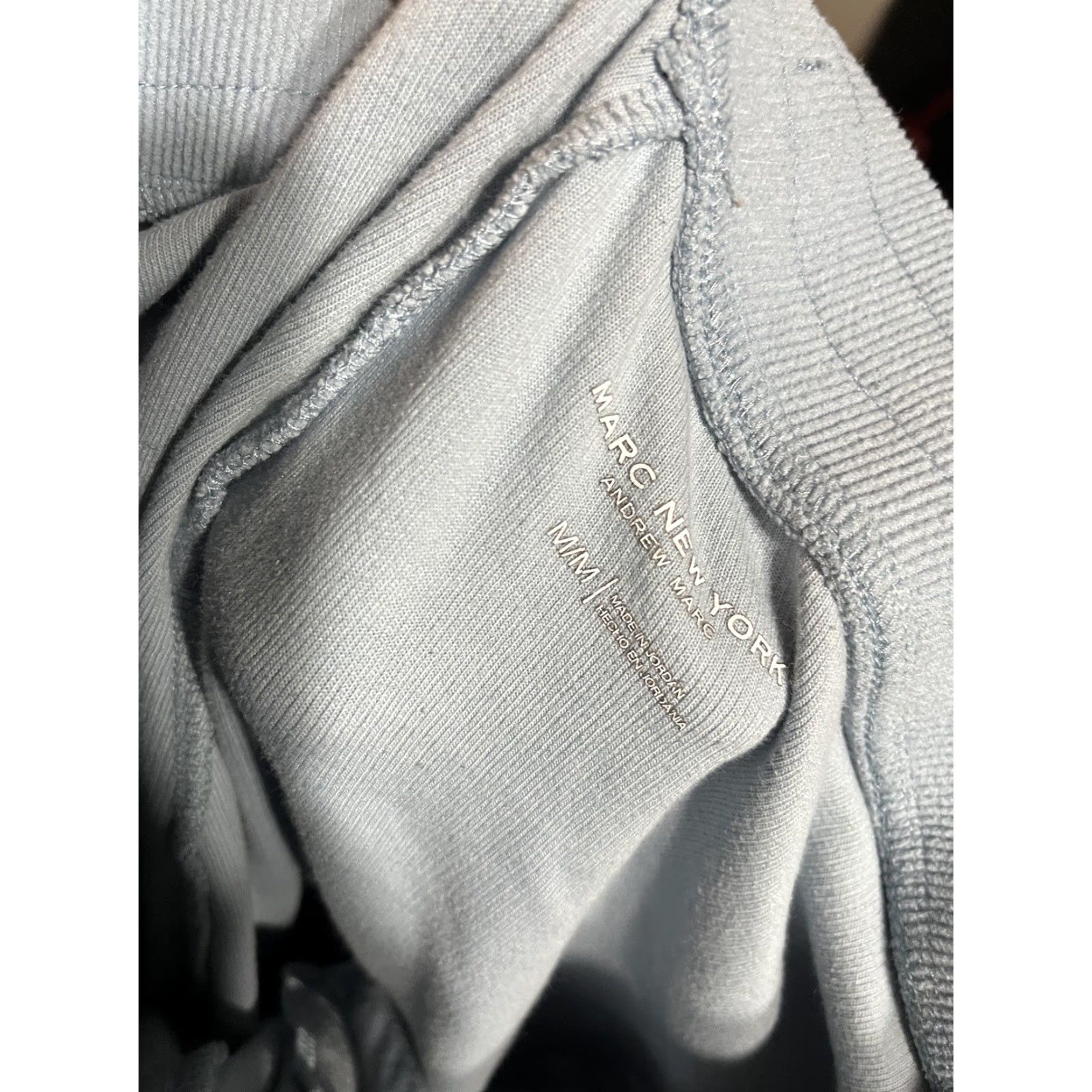 Vintage MARC NEW YORK Sweatpants Women's M Blue ElasticWaist Drawstring Casual Pants Regular Fit Size 32" / US 10 / IT 46 - 5 Thumbnail