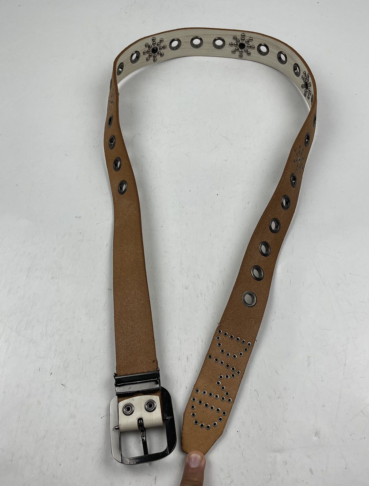 Seditionaries dance with dragon studded leather belt tc42 Size 40 - 2 Thumbnail