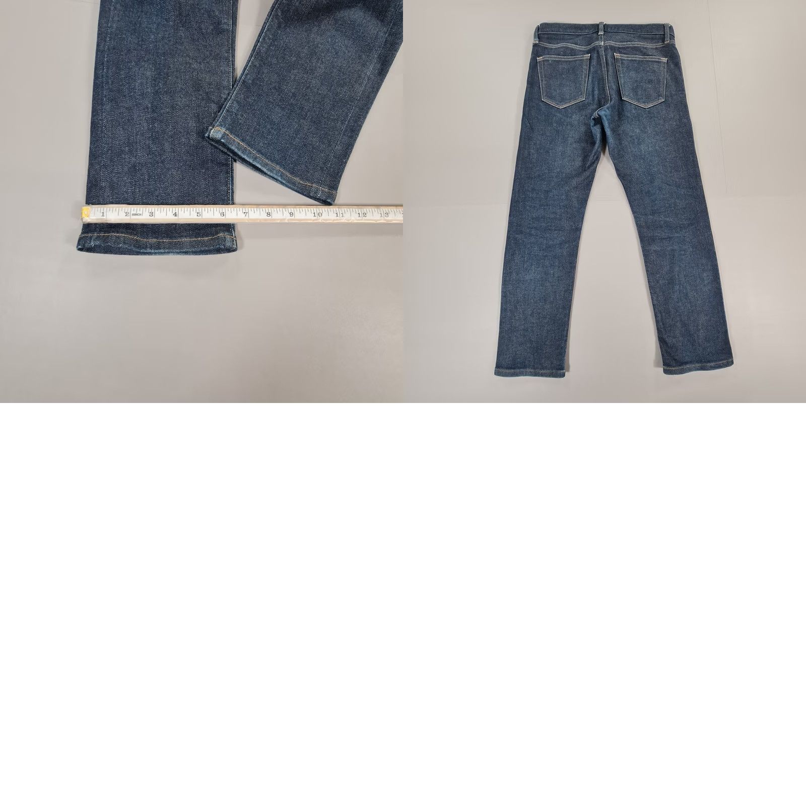 Uniqlo Uniqlo Jeans Blue Slim Fit Straight Stretch Denim W30 L26 5-Pocket Selvedge Zip Fly Regular Mens Size US 30 / EU 46 - 8 Thumbnail