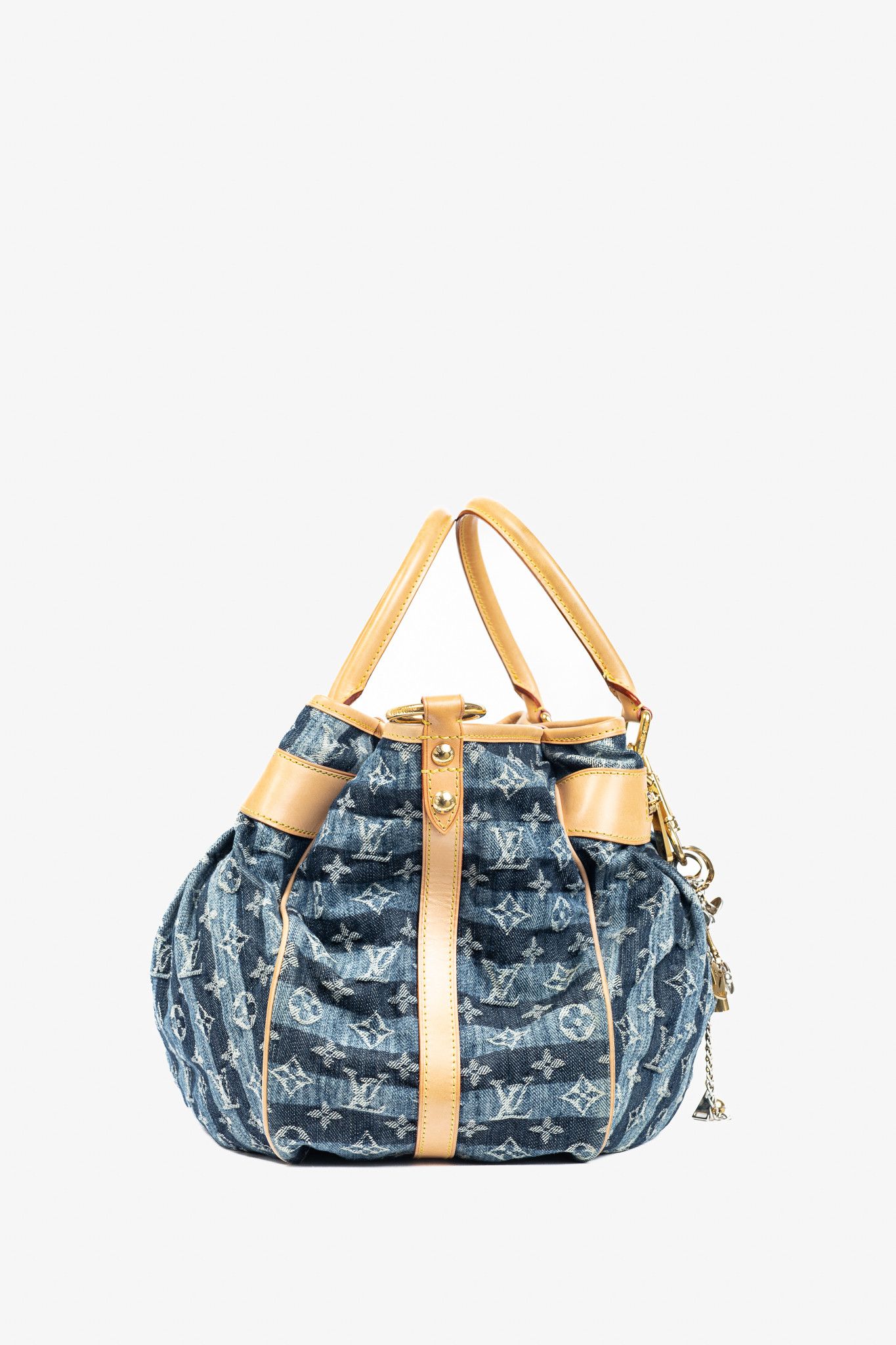 Louis Vuitton Louis Vuitton Cabas Raye GM Monogram Denim Cruise Bag Size ONE SIZE - 3 Thumbnail