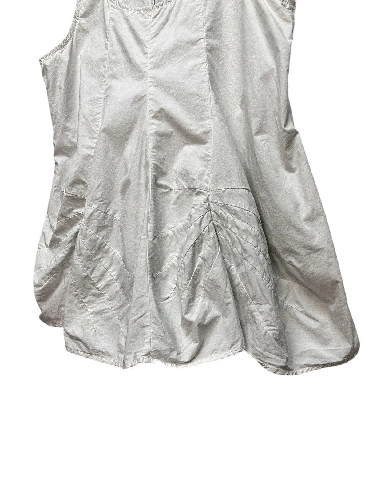 Rundholz Vintage White Midi Dress Minimalist Summer Boho Style Size M / US 6-8 / IT 42-44 - 12 Thumbnail