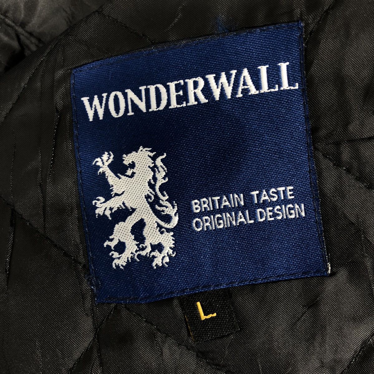Vintage Vintage WONDERWALL Quilted Jacket Britain Taste Size US L / EU 52-54 / 3 - 5 Thumbnail