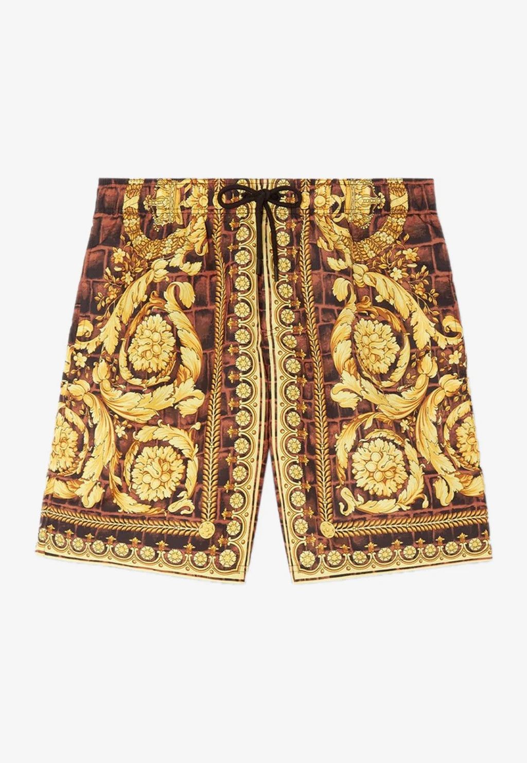 Versace VERSACE barocco baroque print swim shorts 4 Medium trunks Size US 32 / EU 48 - 1 Thumbnail