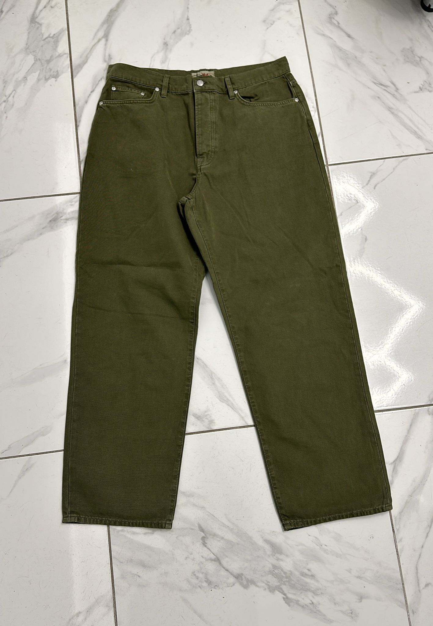 Stussy Stussy Big Ol Jean Size 30 Olive Drab Size US 30 / EU 46 - 2 Thumbnail
