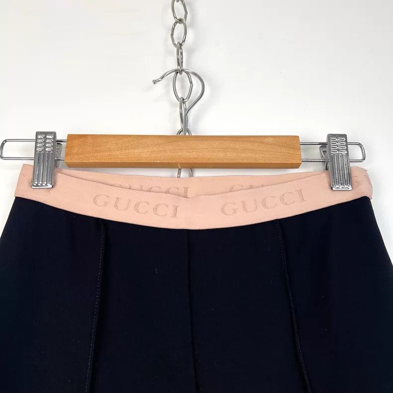 Gucci Gucci Size xs Black and pink elastic waist bottom slim trou Size 42" / US 20 - 3 Thumbnail