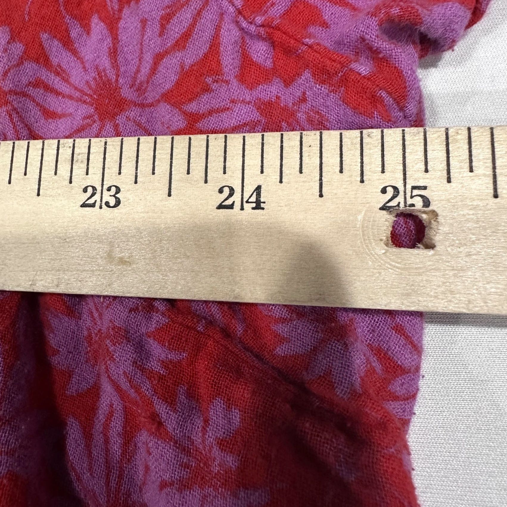 Vintage Terra & Sky Blouse Womens Plus 2X Pink Tunic Short Sleeve V-Neck Ruffle Floral Size XXL / US 16-18 / IT 52-54 - 6 Thumbnail