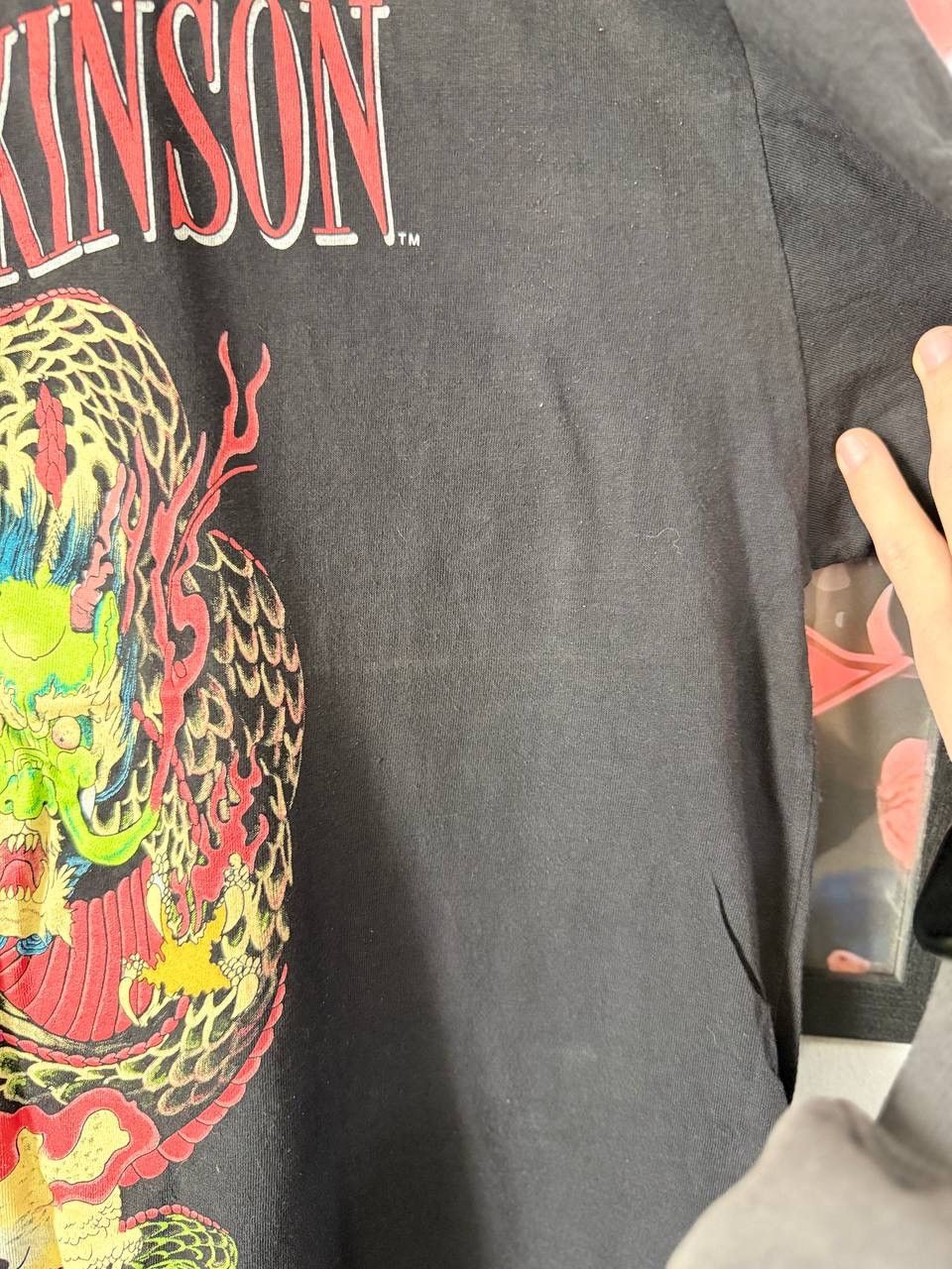Band Tees Bruce Dickinson Tour 1990 vintage t shirt Medium Tattooed Size US L / EU 52-54 / 3 - 10 Thumbnail