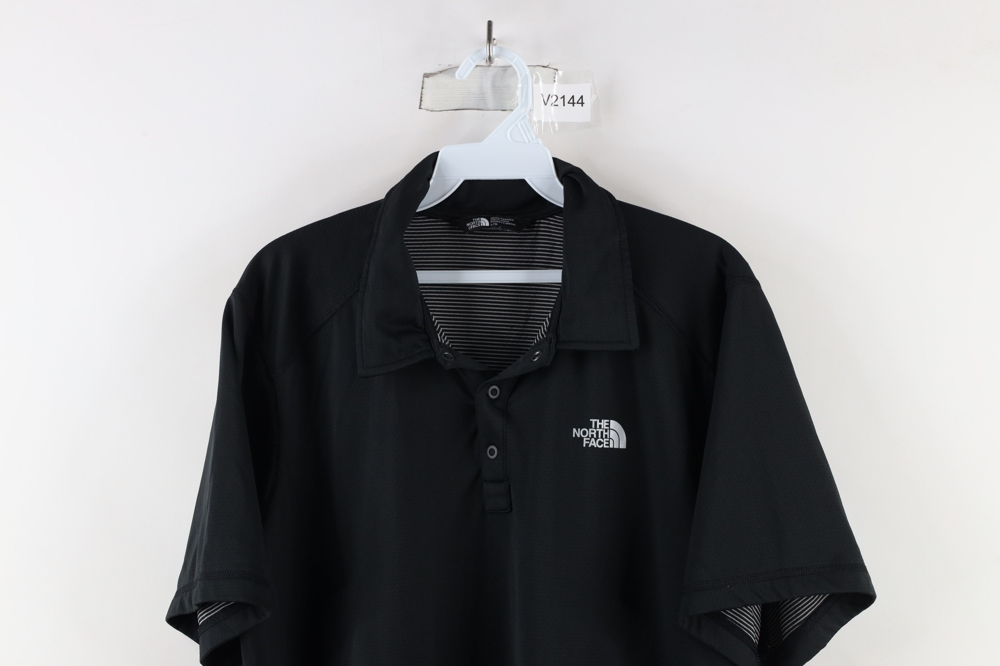 The North Face × Vintage The North Face FlashDry Short Sleeve Collared Golf Polo Size US L / EU 52-54 / 3 - 2 Thumbnail