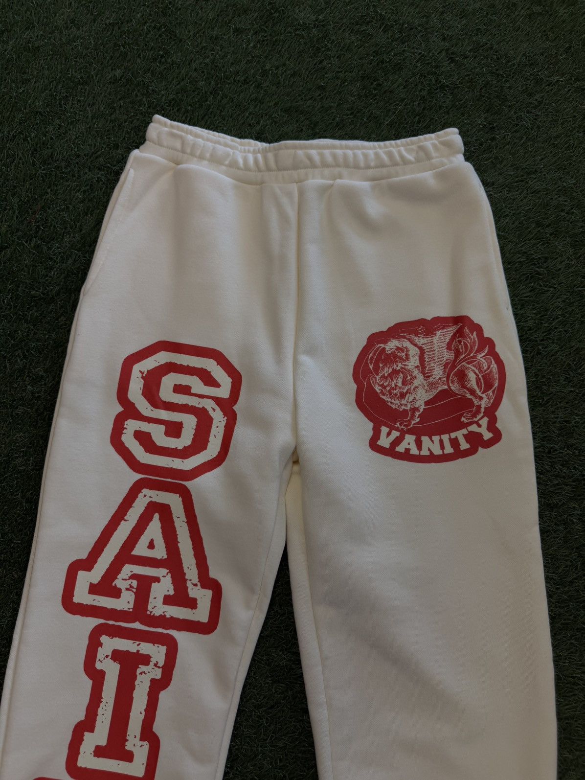 Saint Vanity Saint Vanity Sweatpants Red Cream Size S (NEW) Size US 28 / EU 44 - 5 Thumbnail