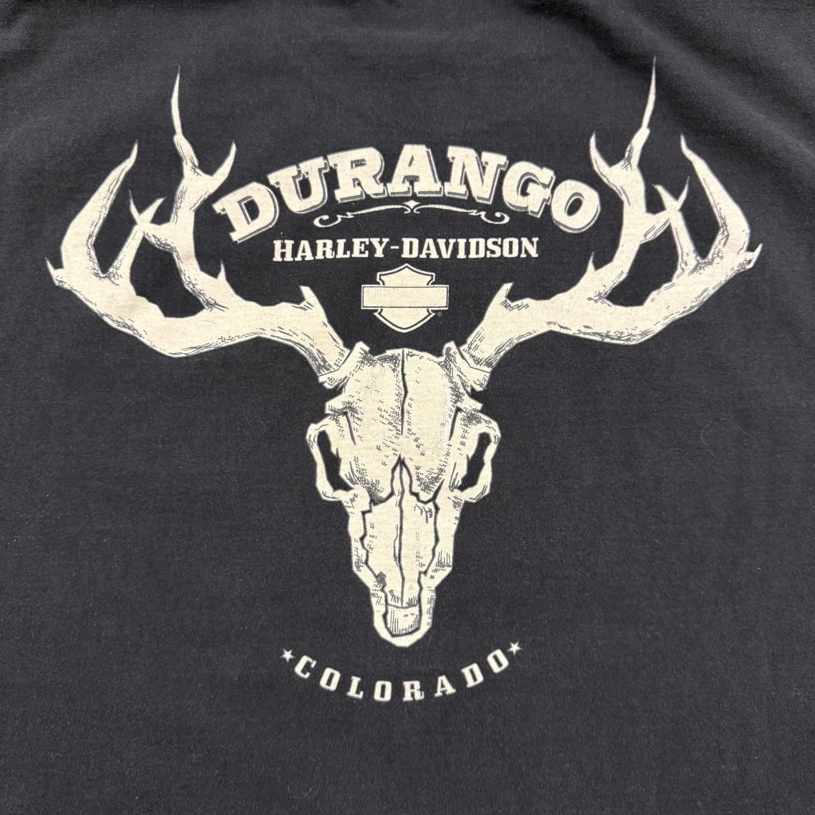Harley Davidson Vtg 2000s Harley-Davidson Durango T-Shirt De-lux Merch - L Size US L / EU 52-54 / 3 - 7 Thumbnail