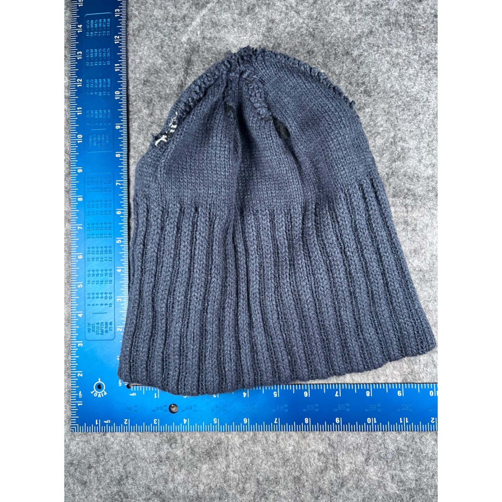 Vintage Deer Beanie Toque Adult One Size Blue Fair Isle Polyester Winter Ski Christmas Size ONE SIZE - 6 Thumbnail