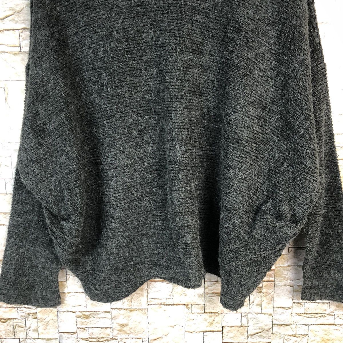 Homespun Knitwear × Japanese Brand Honey Suckle Rose Grey Knitwear #A1063 Size M / US 6-8 / IT 42-44 - 6 Thumbnail