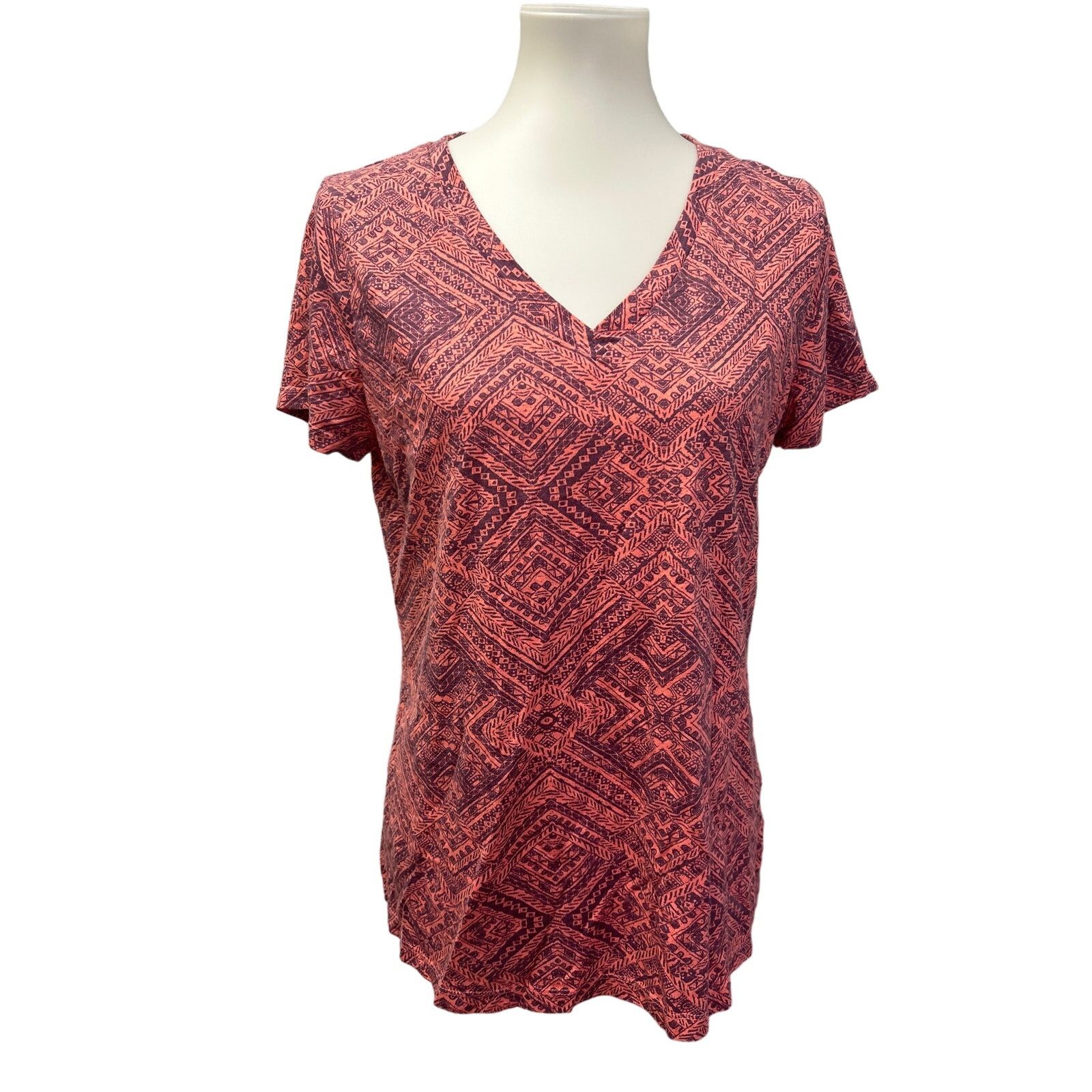 Mossimo 3 Mossimo Womens Large Cotton Blend Tee Shirt Blouses Size L / US 10 / IT 46 - 6 Thumbnail