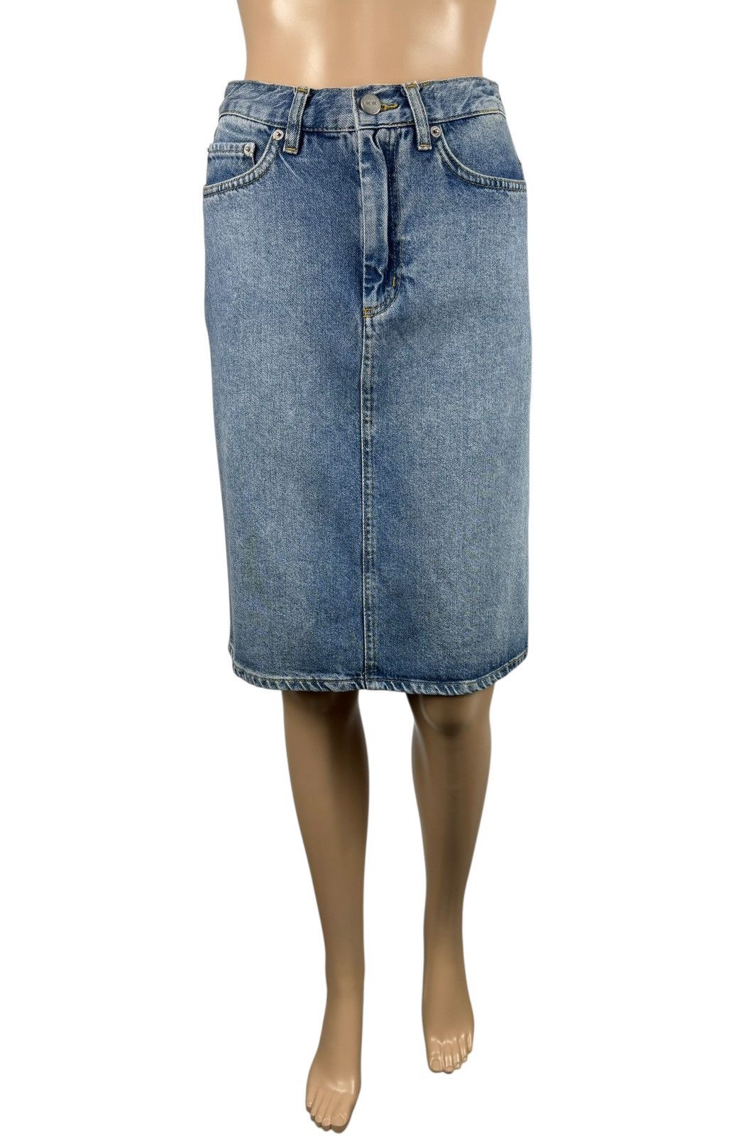 Wood Wood Wood Wood Denim Midi Skirt size XS Size 25" / US 0 / IT 36 - 2 Thumbnail
