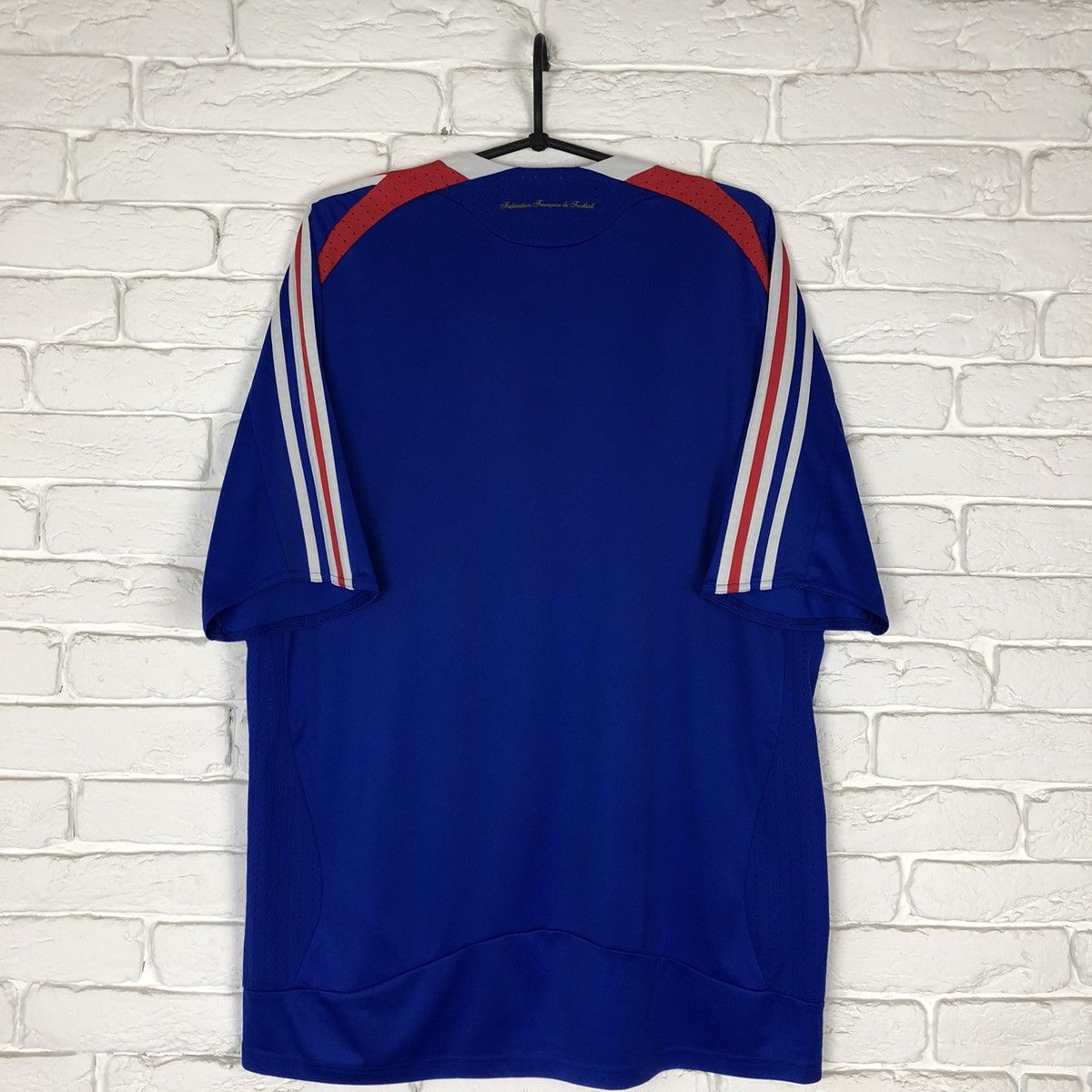 Adidas France national team 2007 2008 home soccer jersey Size US XL / EU 56 / 4 - 8 Thumbnail