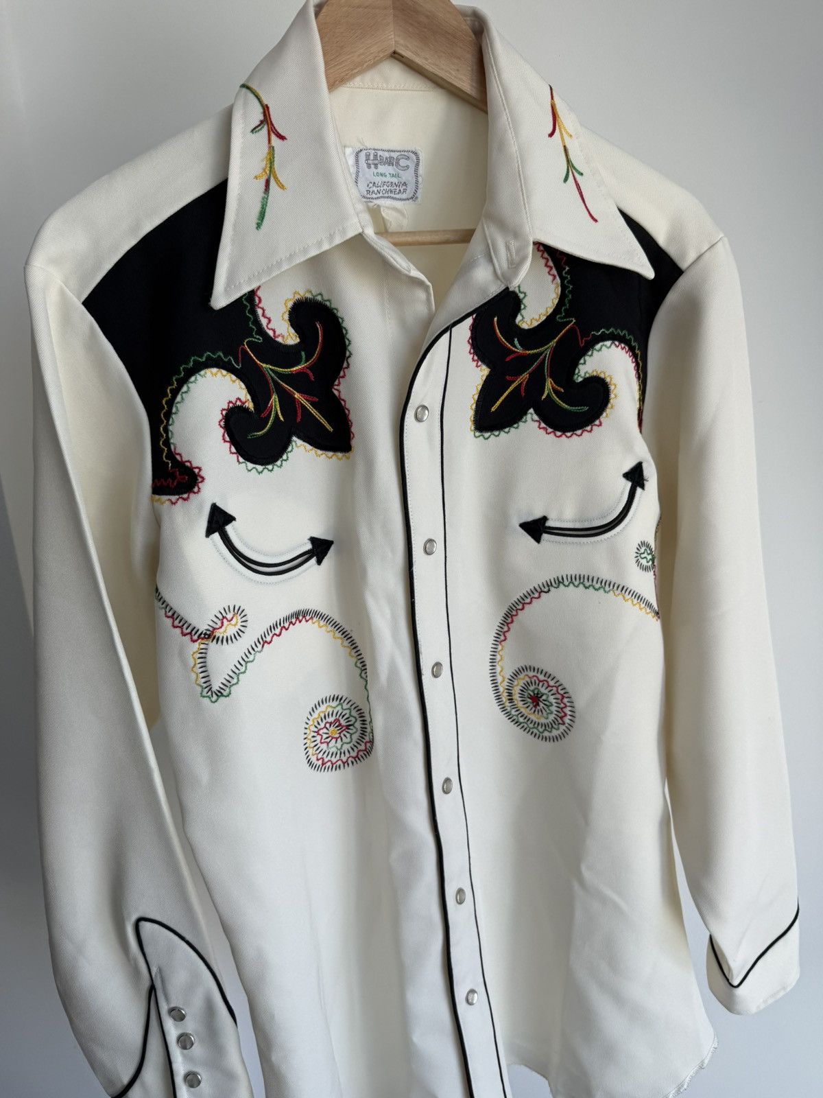 Other Archive 50-70s H Bar C California Ranchwear Western Shirt Size US L / EU 52-54 / 3 - 3 Thumbnail