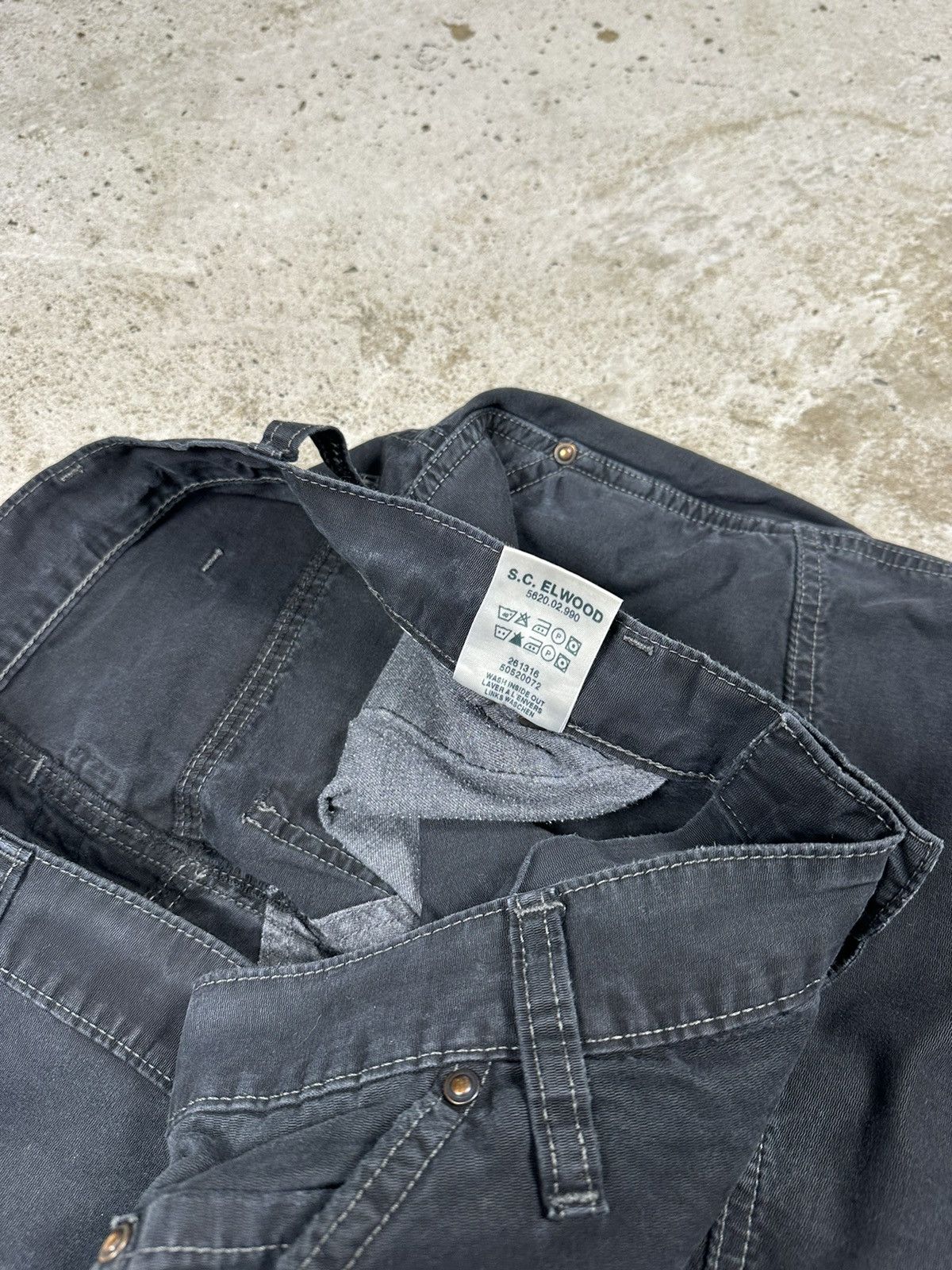 G-Star × Vintage Vintage Y2K G Star Raw S C Elwood Double Knee Pants Size US 32 / EU 48 - 9 Thumbnail