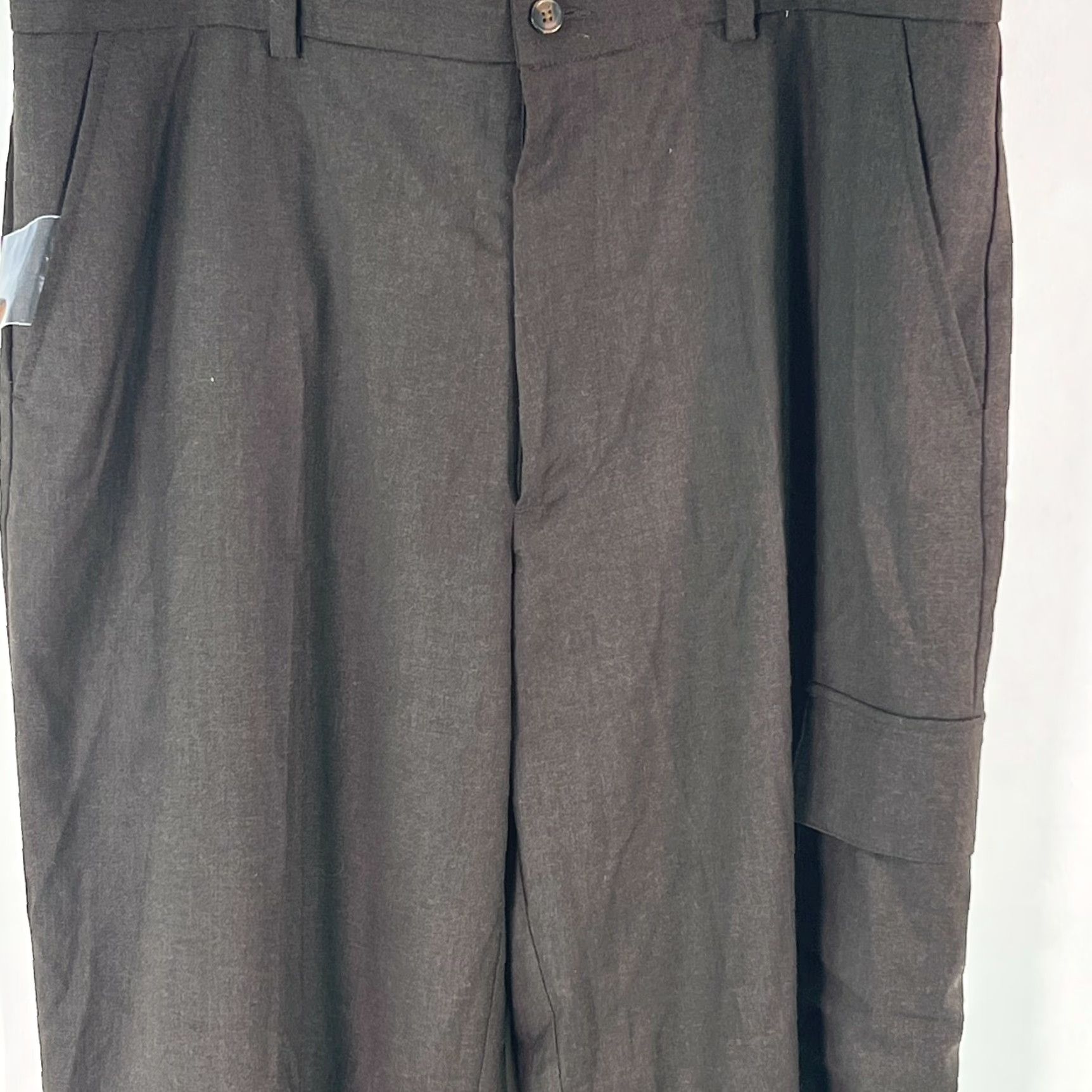 Perry Ellis Perry Ellis Mens Dress Pants Flat Front Low Rise Brown 36X30 Pant Men Size 36X30 Size US 36 / EU 52 - 3 Thumbnail