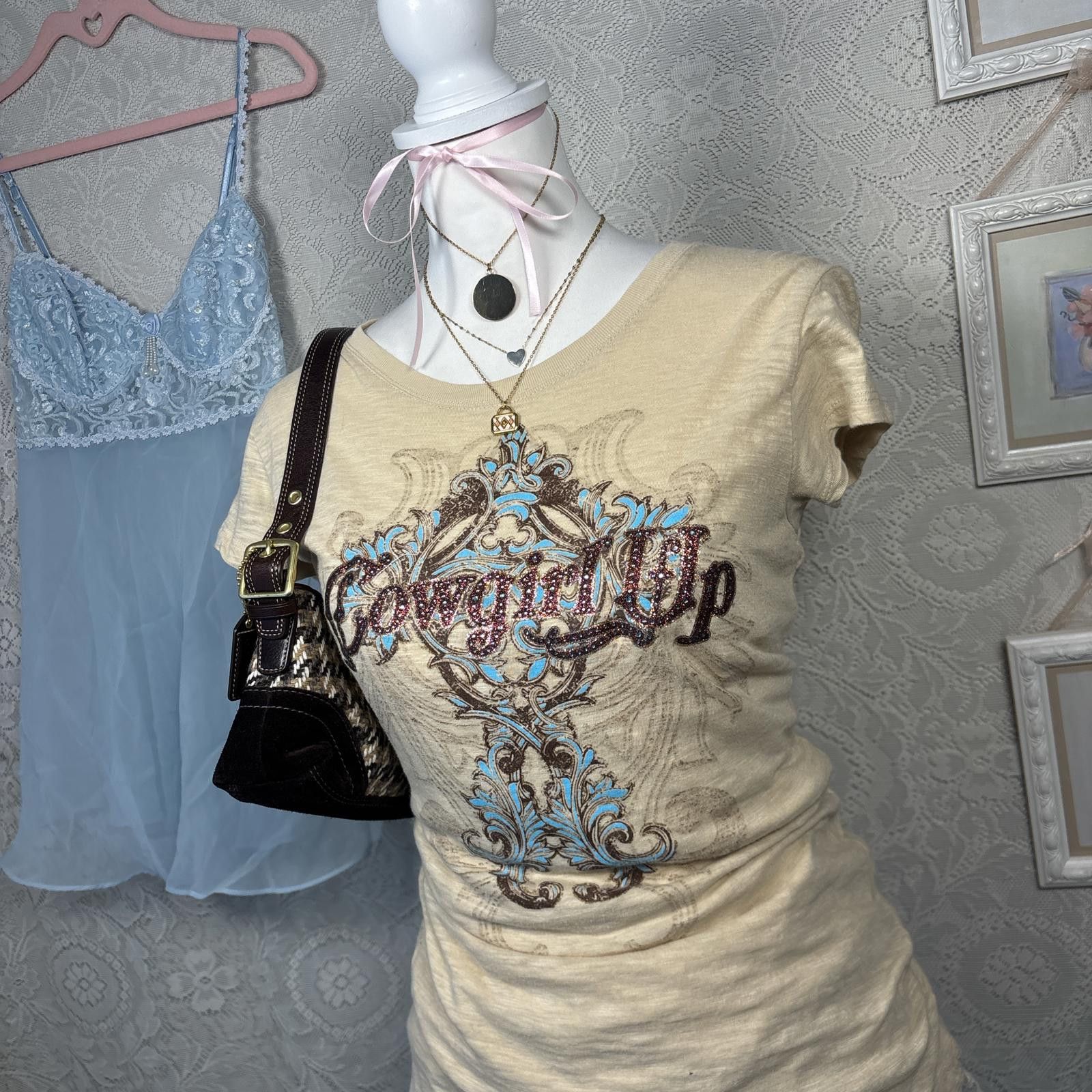 Other y2k cowgirl grunge graphic tee top Size L / US 10 / IT 46 - 3 Thumbnail
