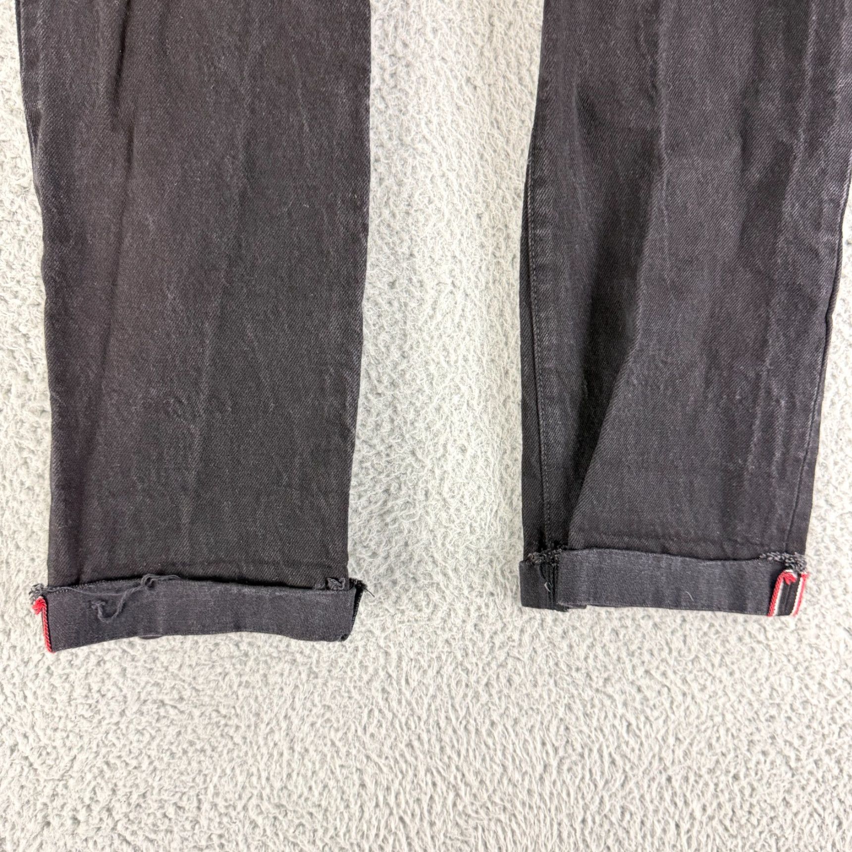 Imogene + Willie Imogene + Willie Henry Jeans Mens 27 Black Denim Selvedge Vidalia Mills USA Made Jeans Size US 27 - 2 Thumbnail