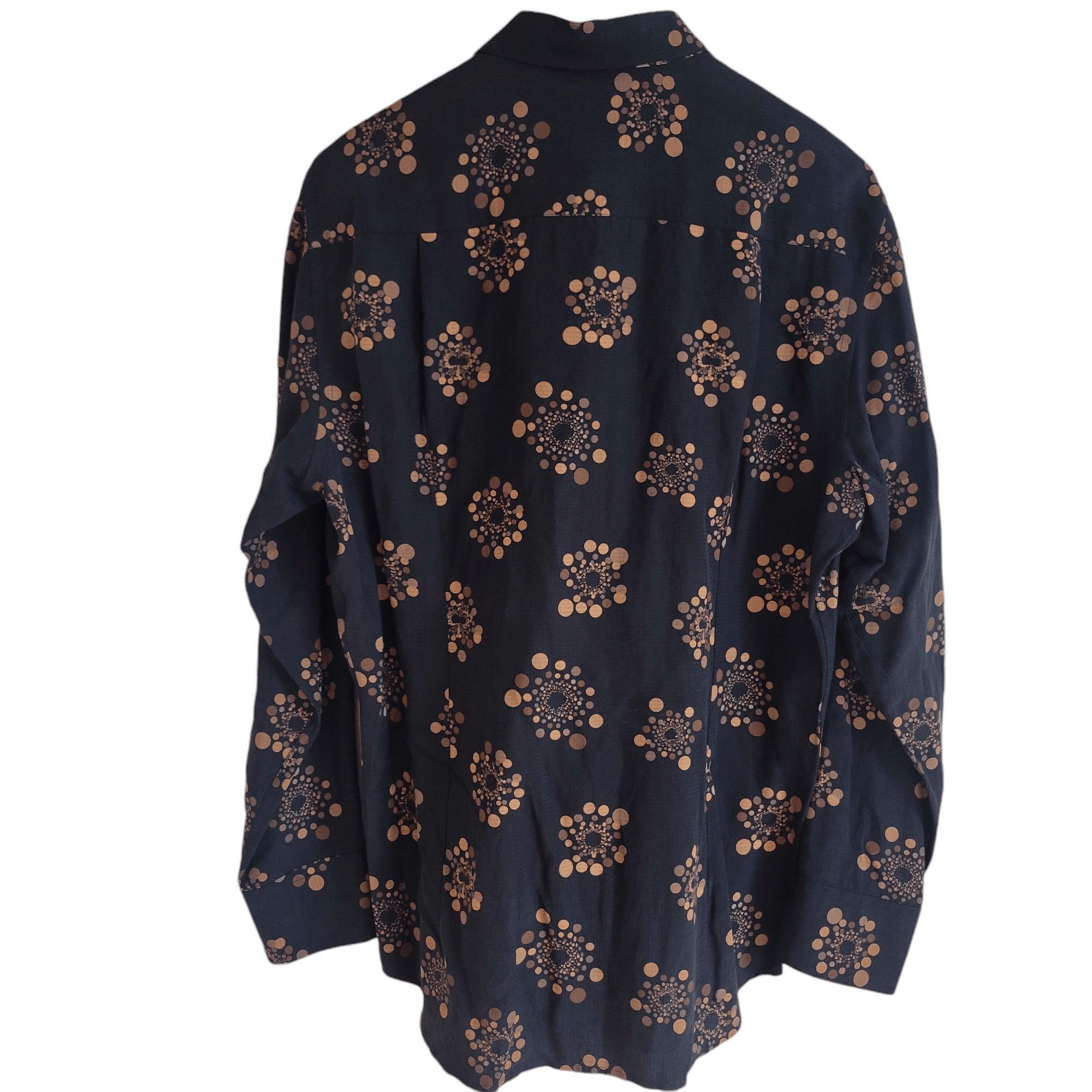 Jhane Barnes JHane Barnes Geometric LongSleeve Shirt Men. Large. Pre-owne Size US L / EU 52-54 / 3 - 6 Thumbnail