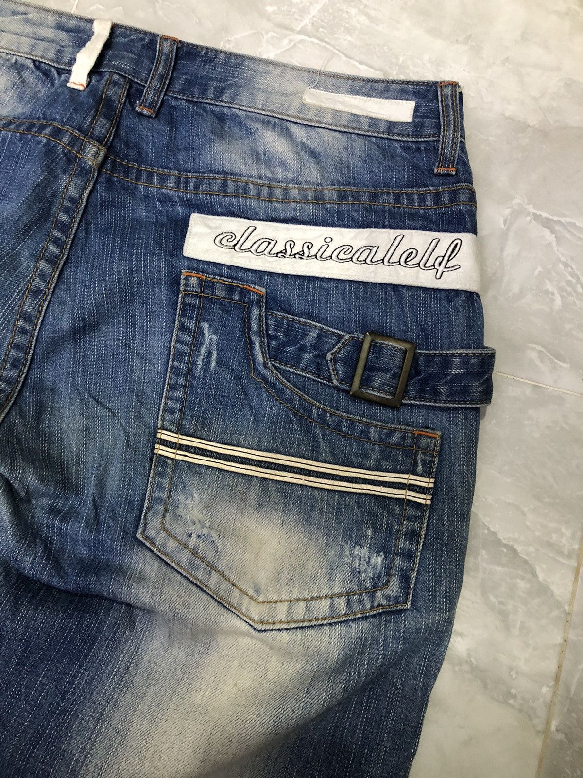 Hysteric Glamour Vintage Classical Elf Jeans with Rear Buckles Size US 34 / EU 50 - 11 Thumbnail