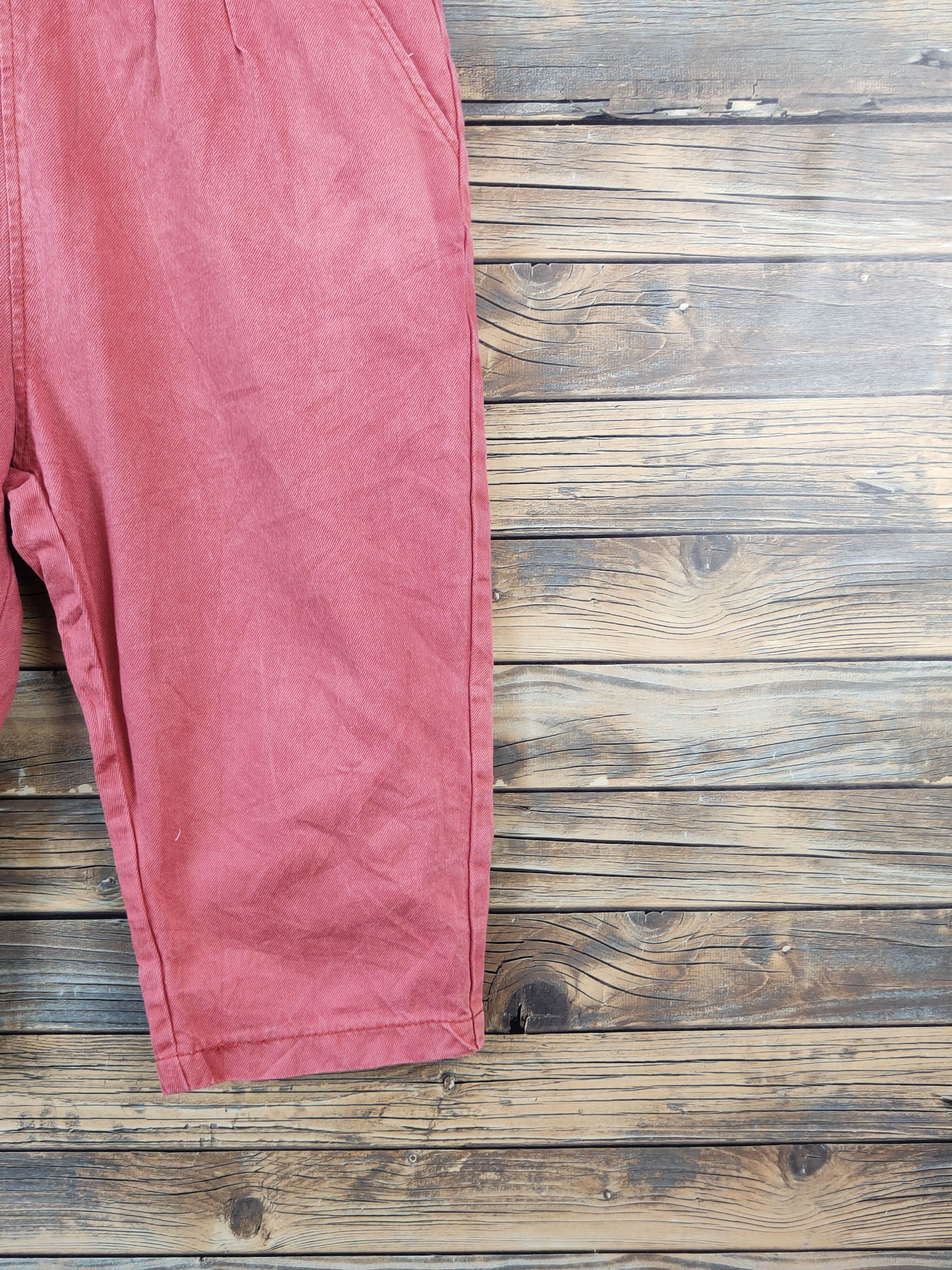 Japanese Brand × Vintage Avant Garde Fashion by Japanese Brand Peach Jumpsuits Size 35" - 7 Thumbnail