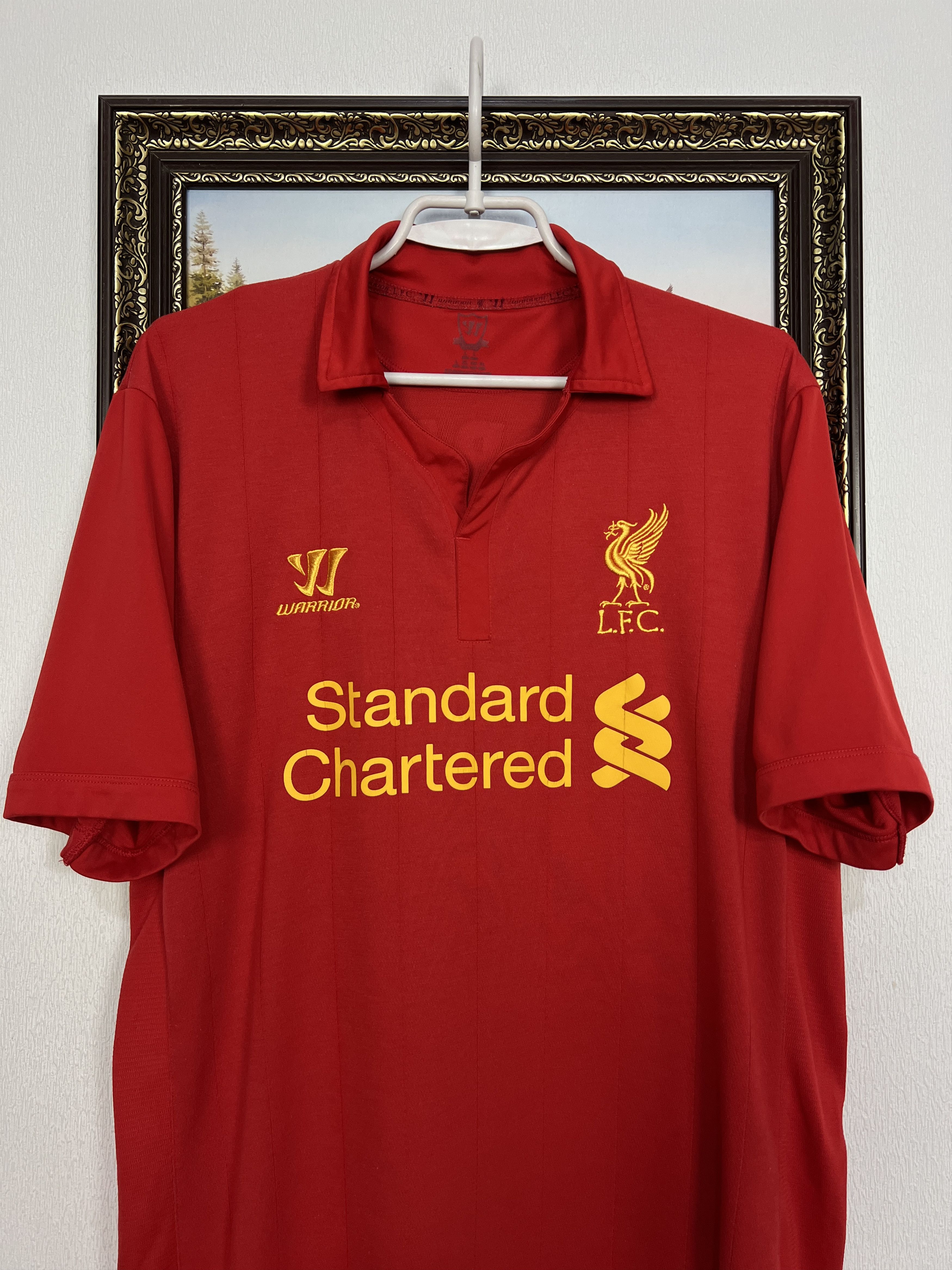 Warrior Liverpool football shirt Soccer #29 Borini Jersey Trikot Size US L / EU 52-54 / 3 - 4 Thumbnail