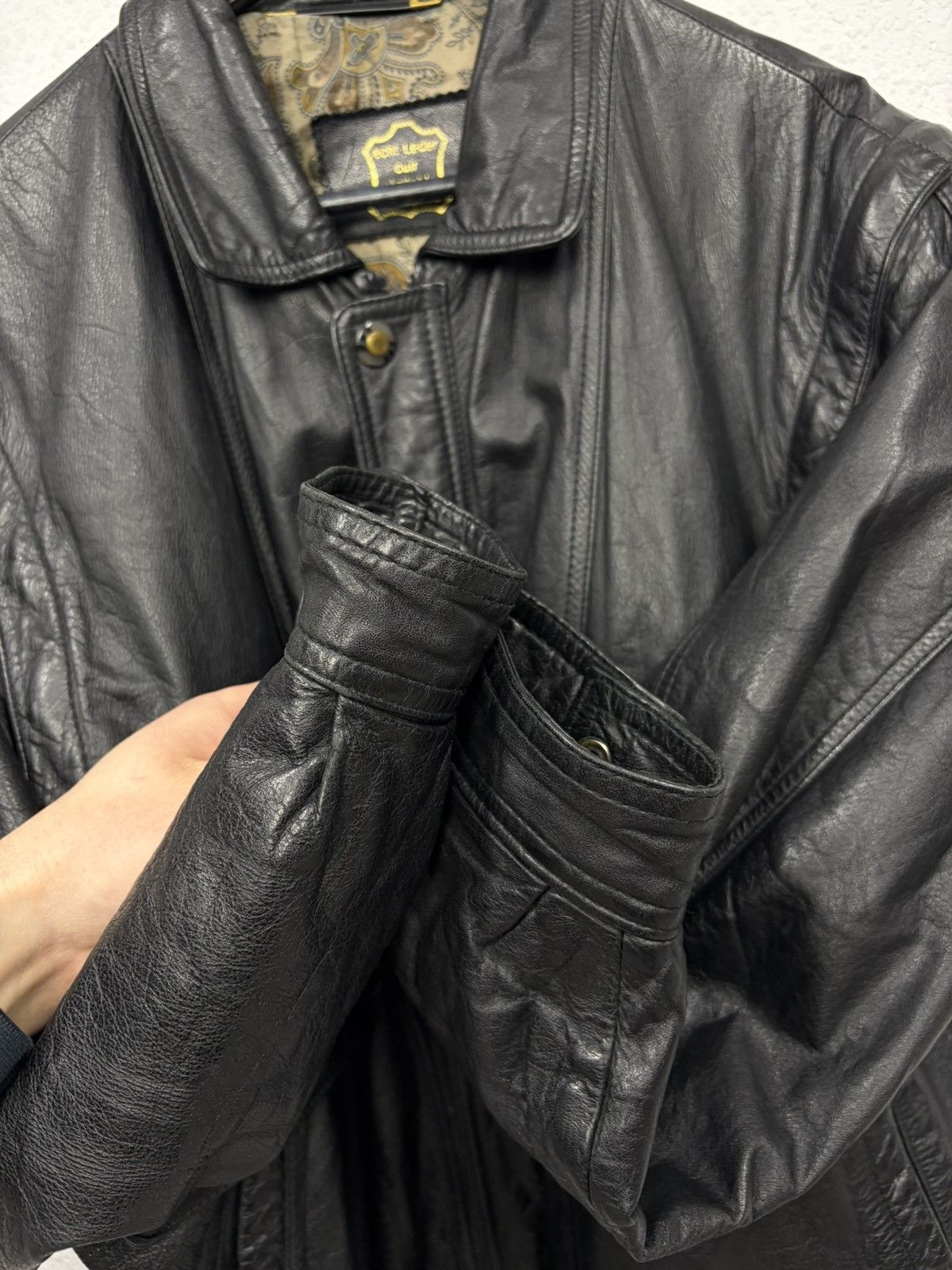 Harley Davidson VTG Rick Owens Hysteric Glamour Style Leather Fur Jacket 90s Size US L / EU 52-54 / 3 - 12 Thumbnail