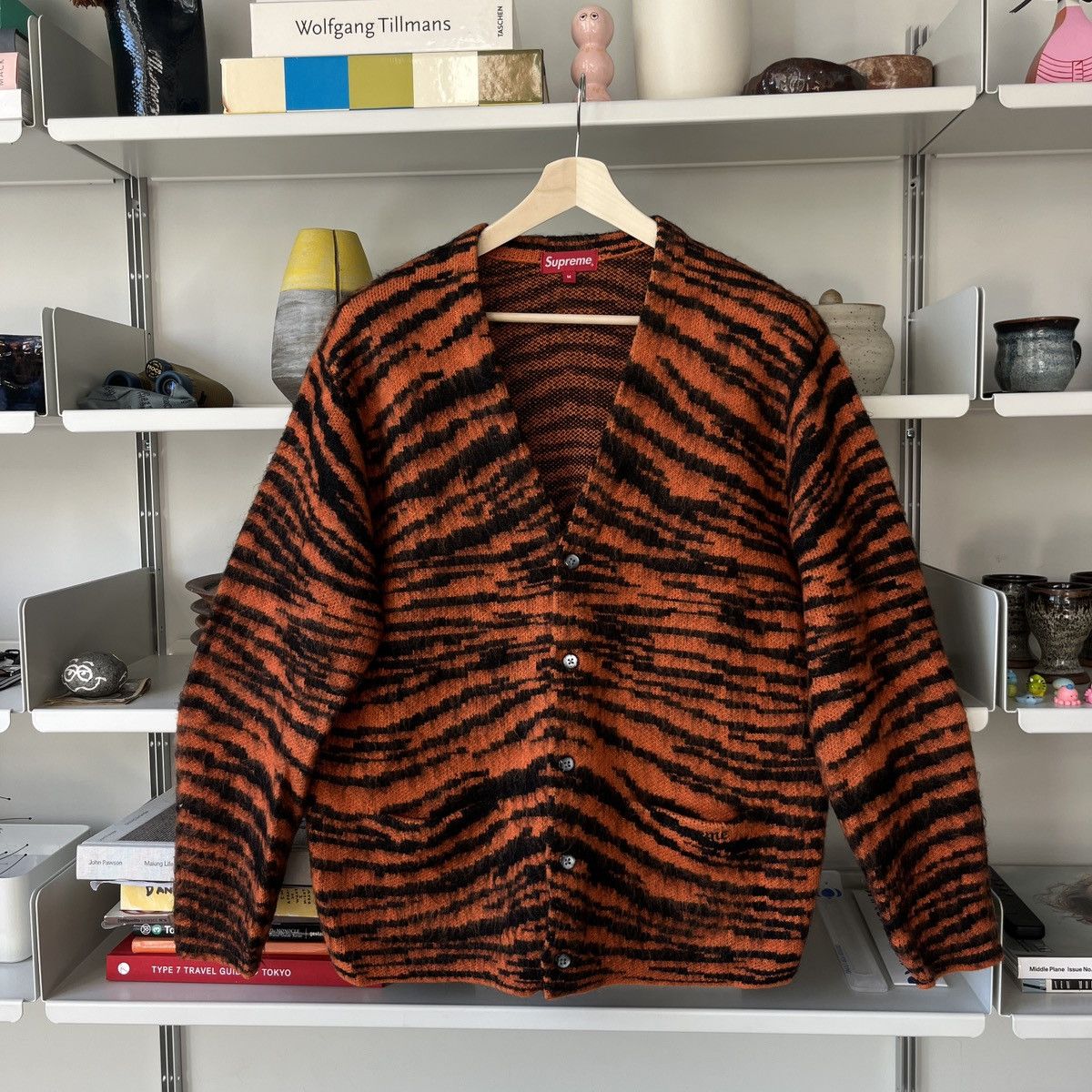 Junya Watanabe × Supreme Brushed camouflage mohair sweater | Grailed