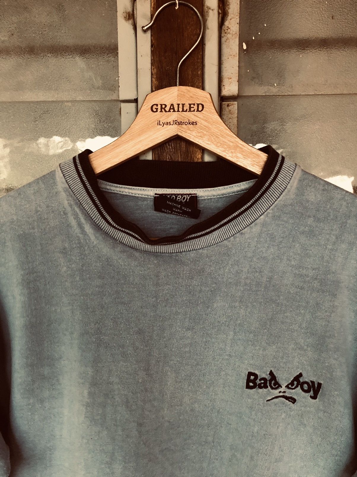 Vintage Vintage 90's BadBoy Shirt Tee Size US M / EU 48-50 / 2 - 4 Thumbnail