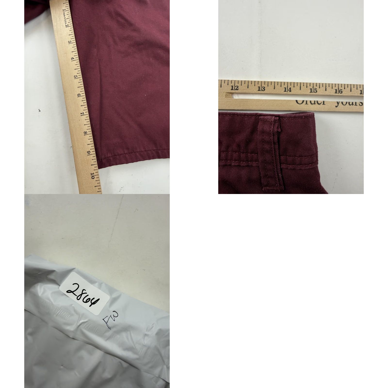 Vintage Free World Shorts Mens 29 Red Chino Flat Front Casual 11 Inseam Pockets Size US 29 - 8 Thumbnail