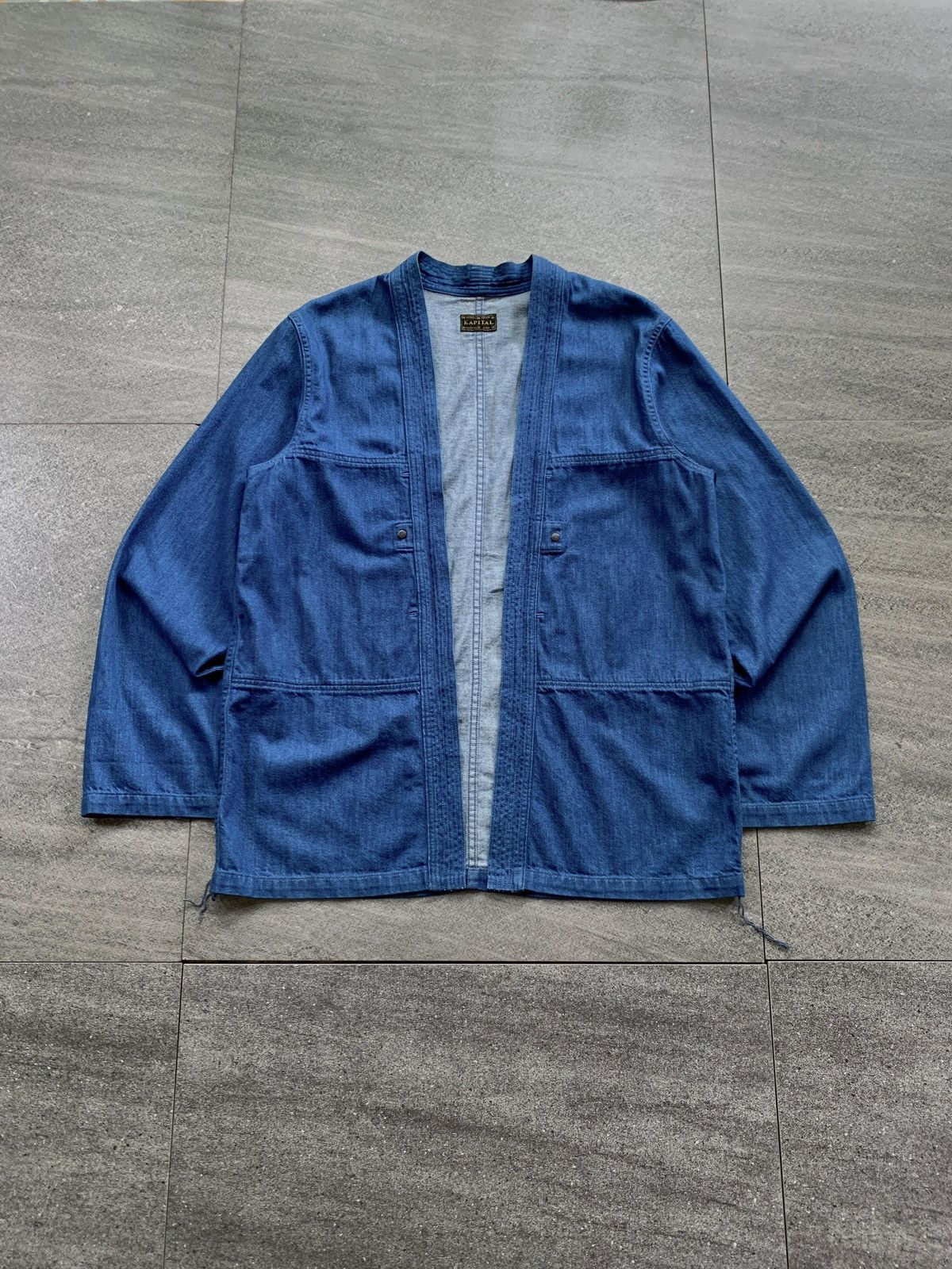Kapital Kountry FREE TAX! 8OZ Light Denim Kakashi Jacket Size US M / EU 48-50 / 2 - 2 Thumbnail
